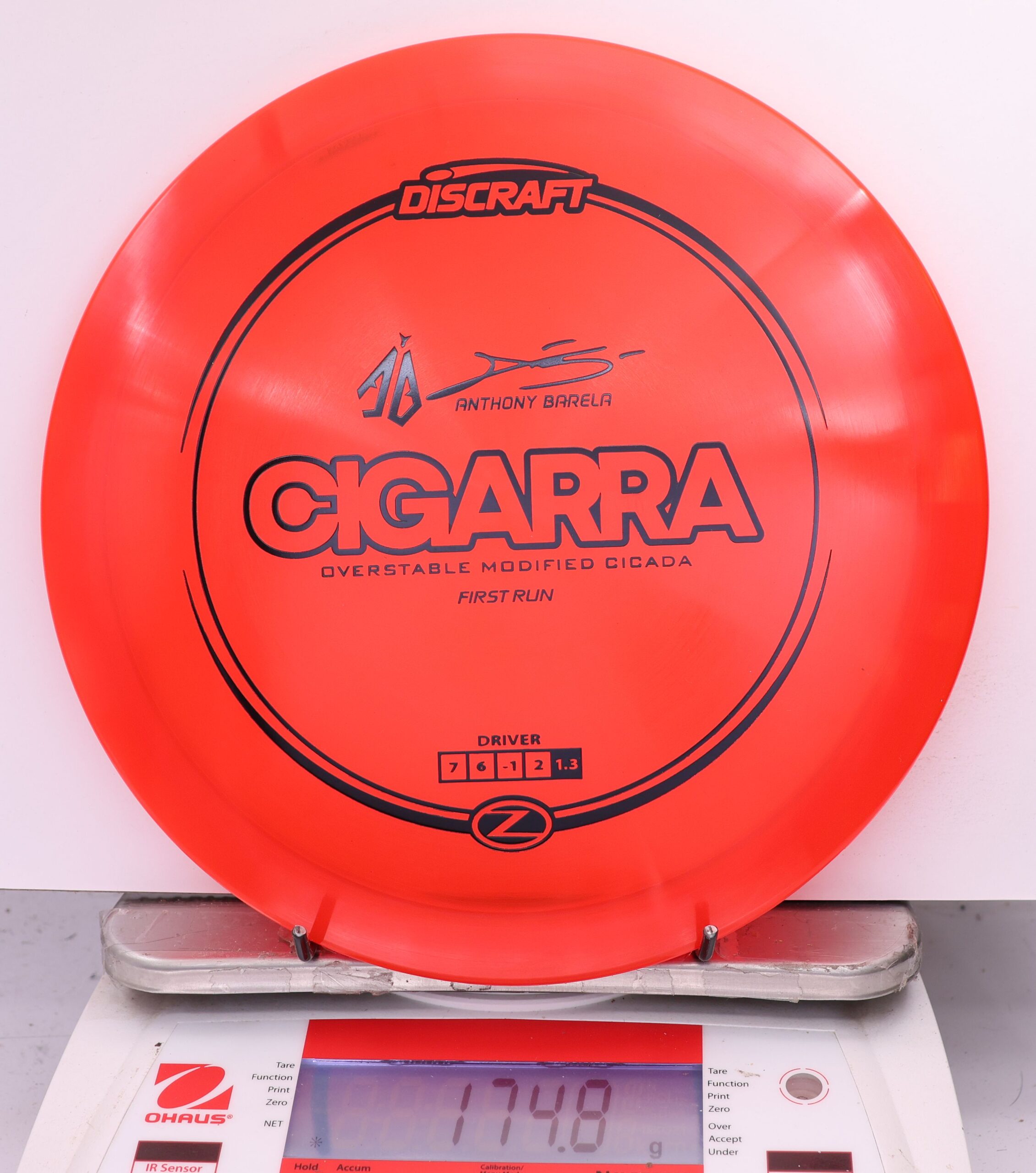 590298 First Run Z Cigarra, Anthony Barela - #10 Red, 175