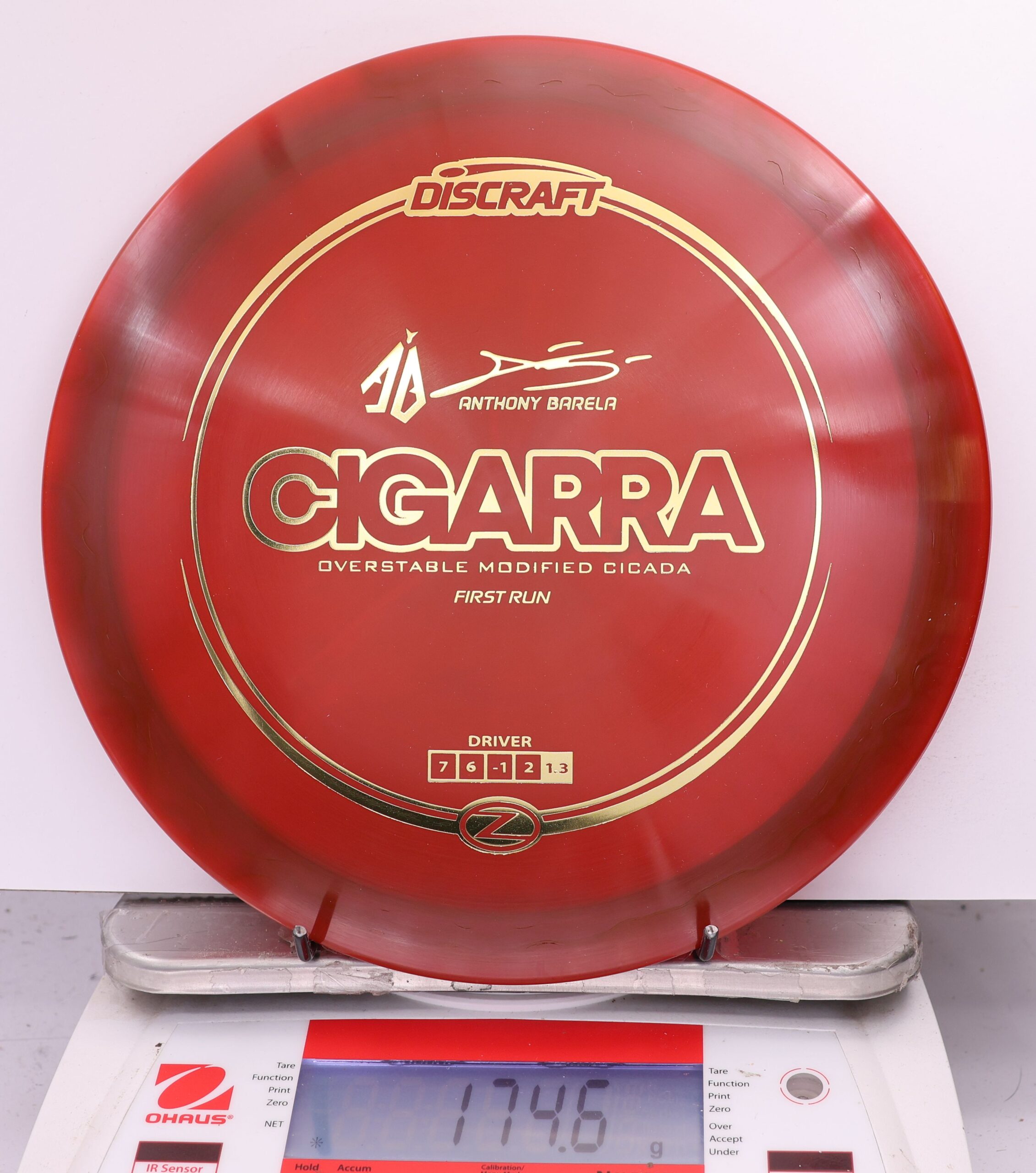 590315 First Run Z Cigarra, Anthony Barela - #12 DrkRed, 175