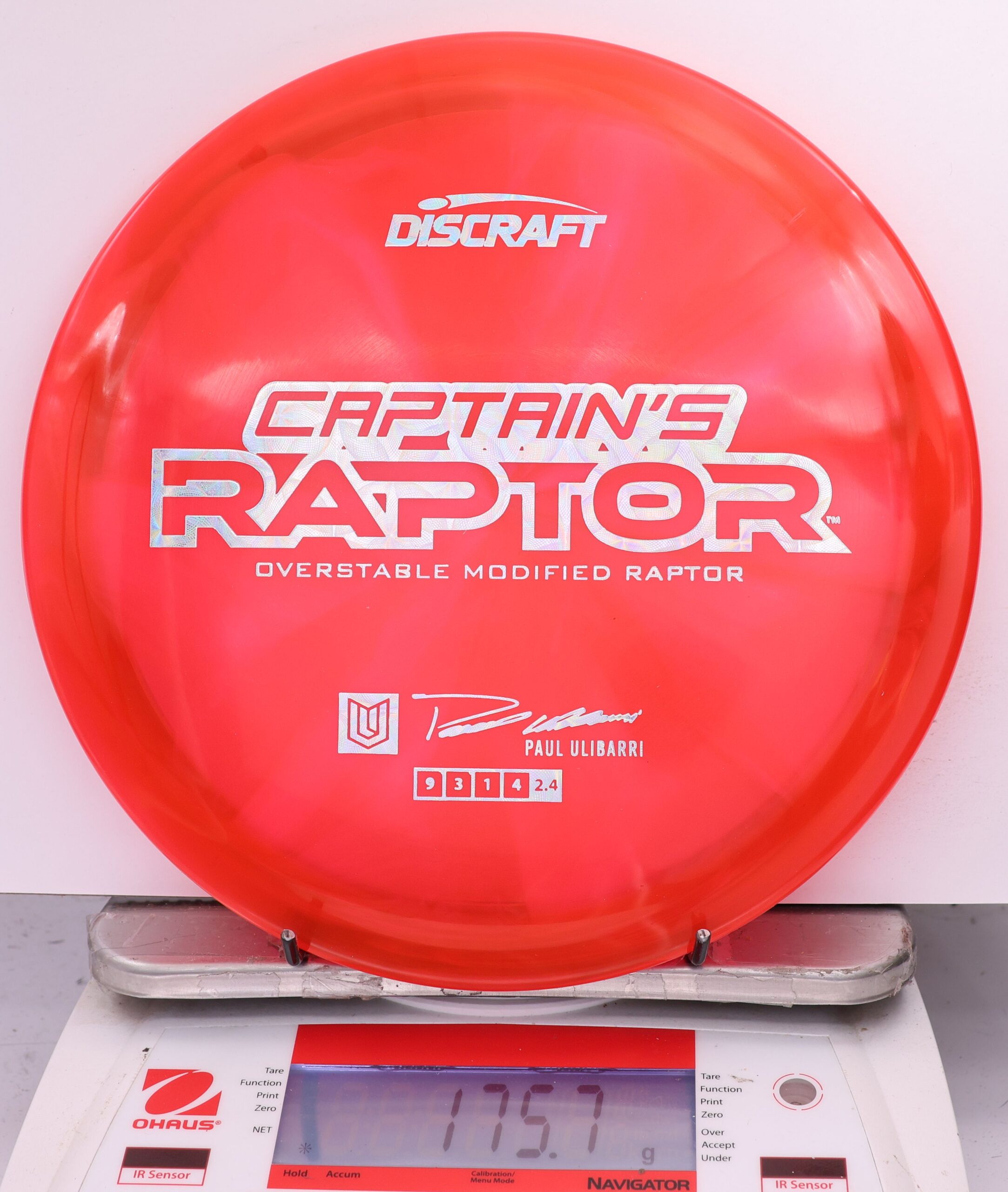 590510 Z Swirl Captain's Raptor, Paul Ulibarri 2025 - #08 Red, 176