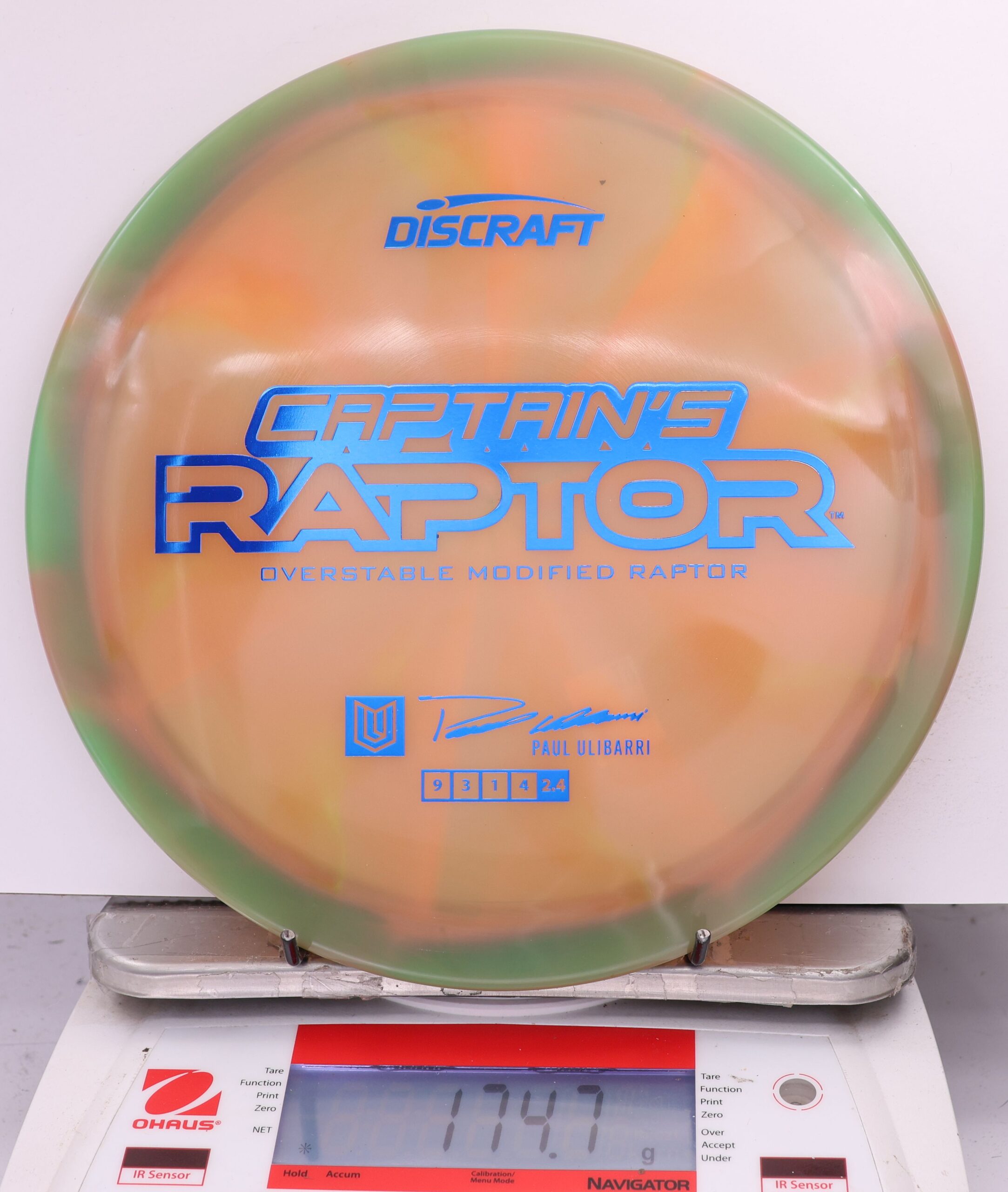 590512 Z Swirl Captain's Raptor, Paul Ulibarri 2025 - #10 GreenOrange, 175