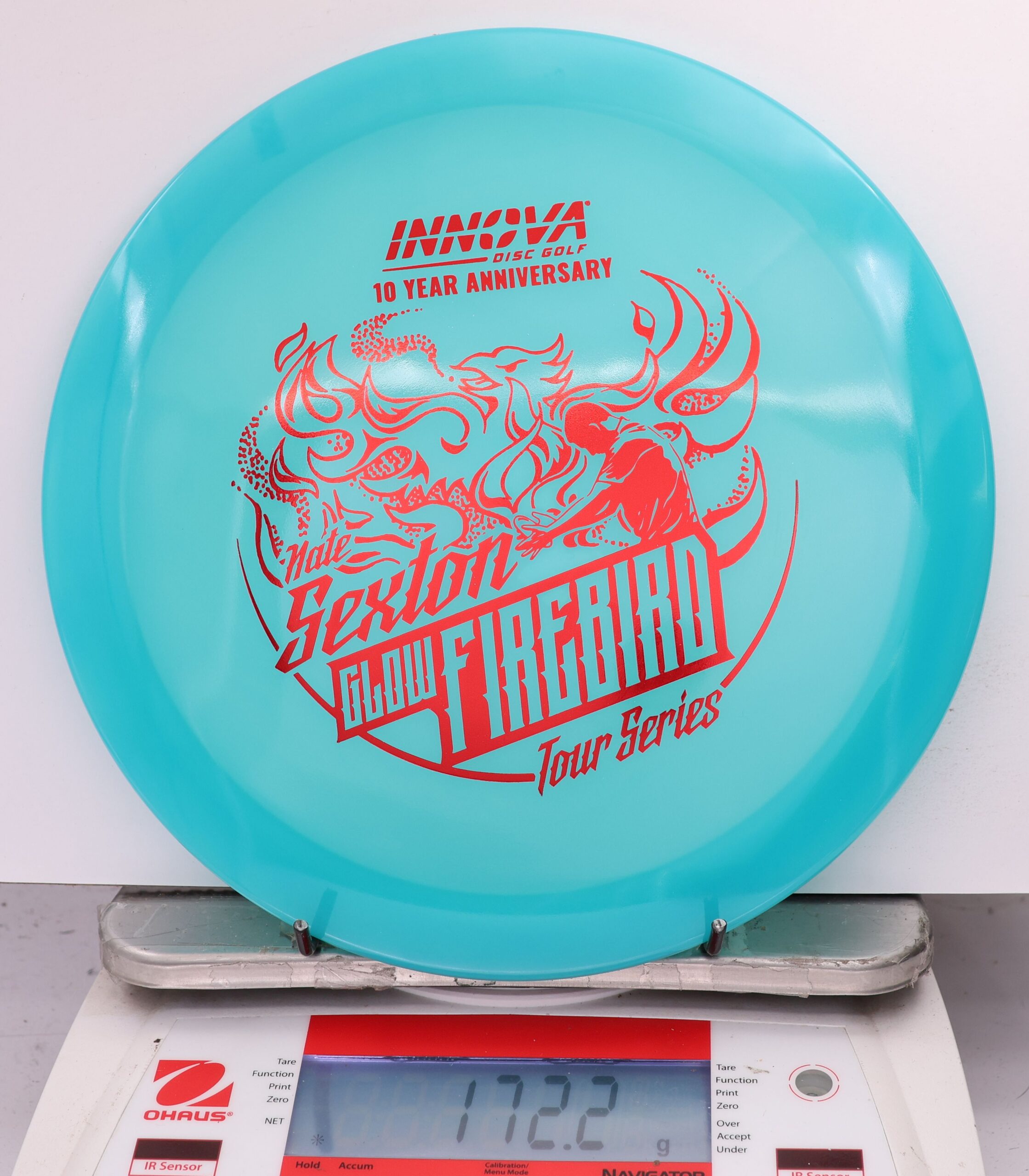 590589 Proto Glow Champion Firebird, Nate Sexton - 10 Year Anniversary - #07 LtBlue, 172