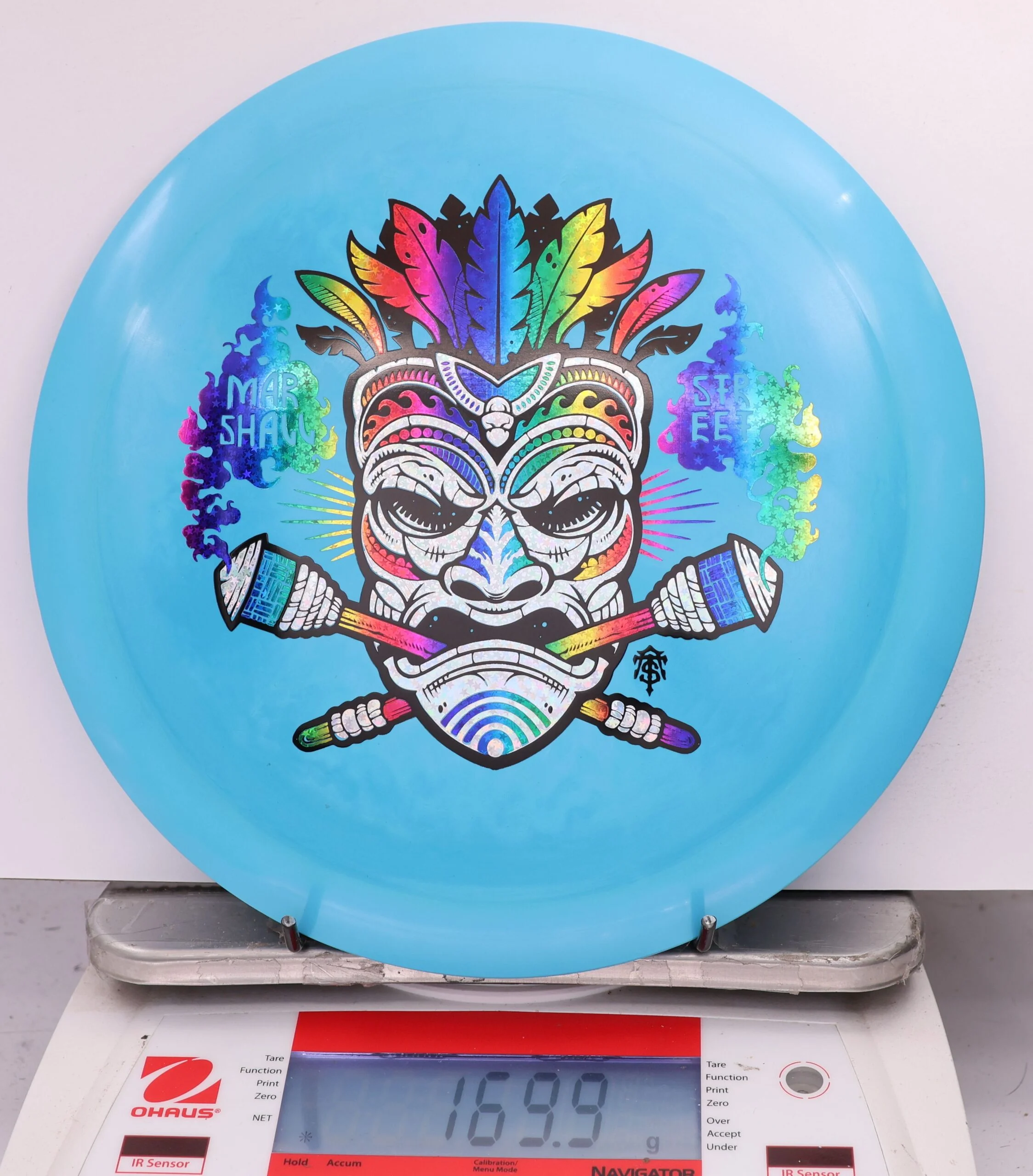 590831 ESP Heat, Marshall Street Tiki Mask - #06 Blue, 170