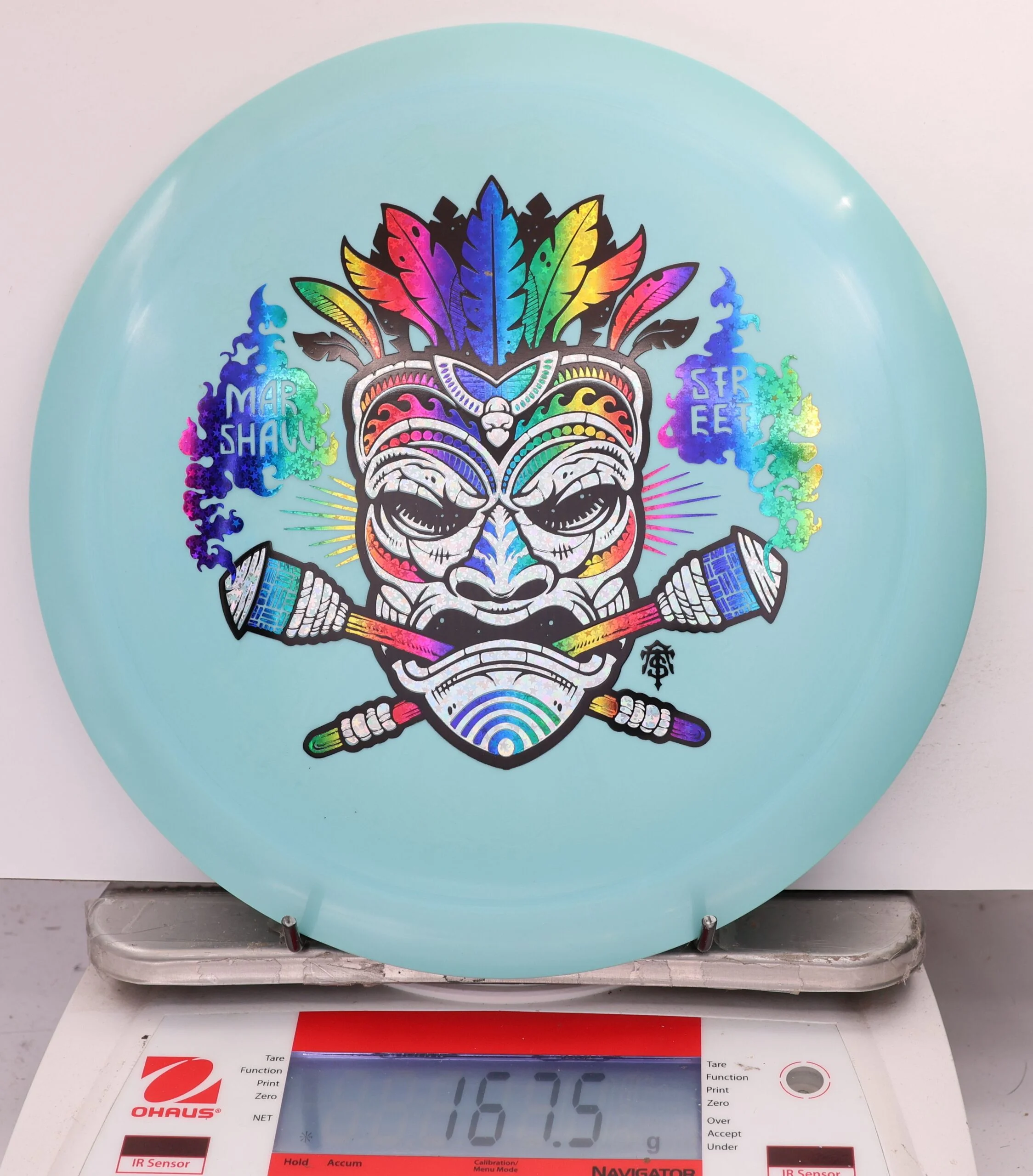 590855 ESP Heat, Marshall Street Tiki Mask - #11 LtBlue, 168