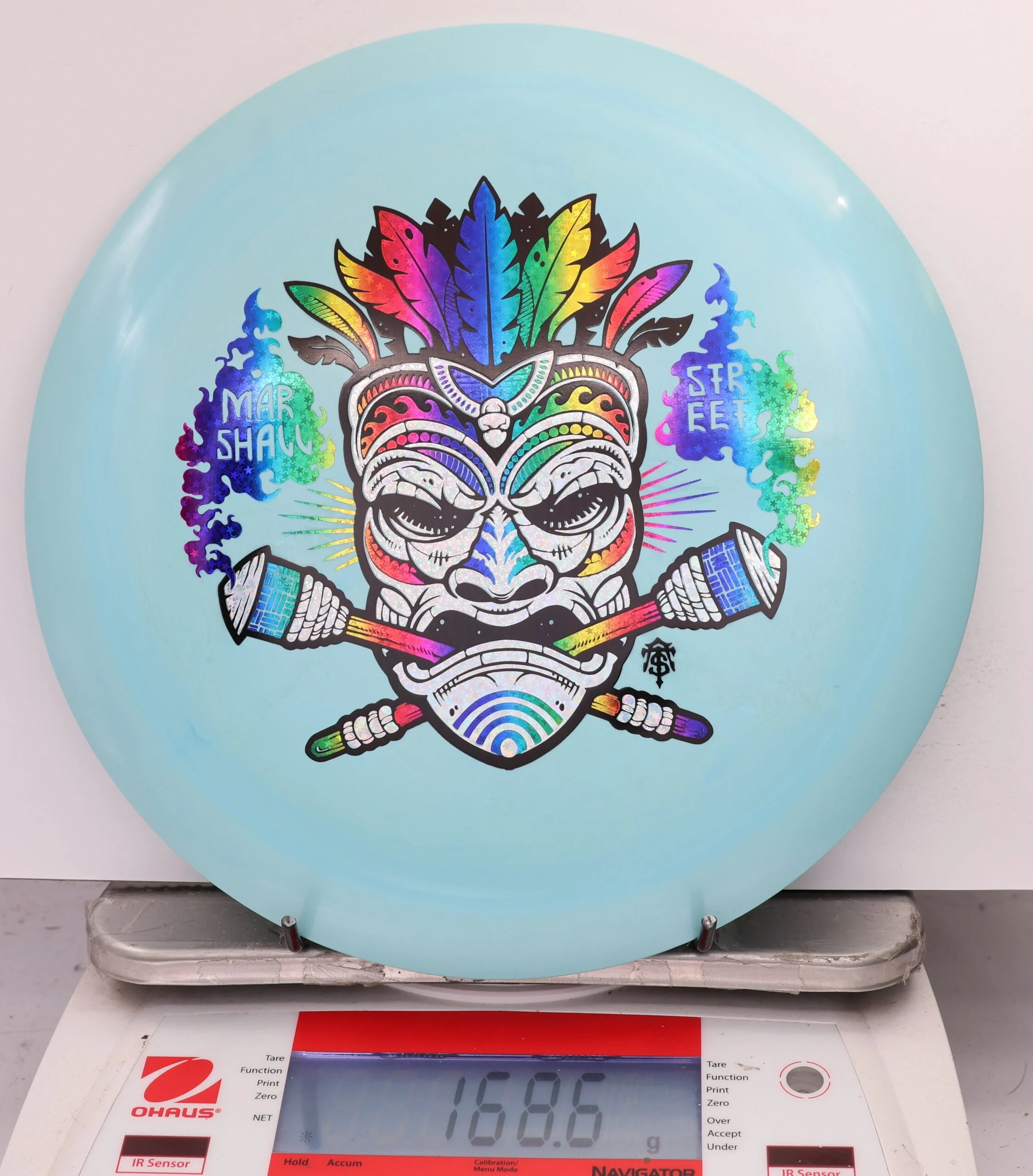 590876 ESP Heat, Marshall Street Tiki Mask - #13 LtBlue, 169