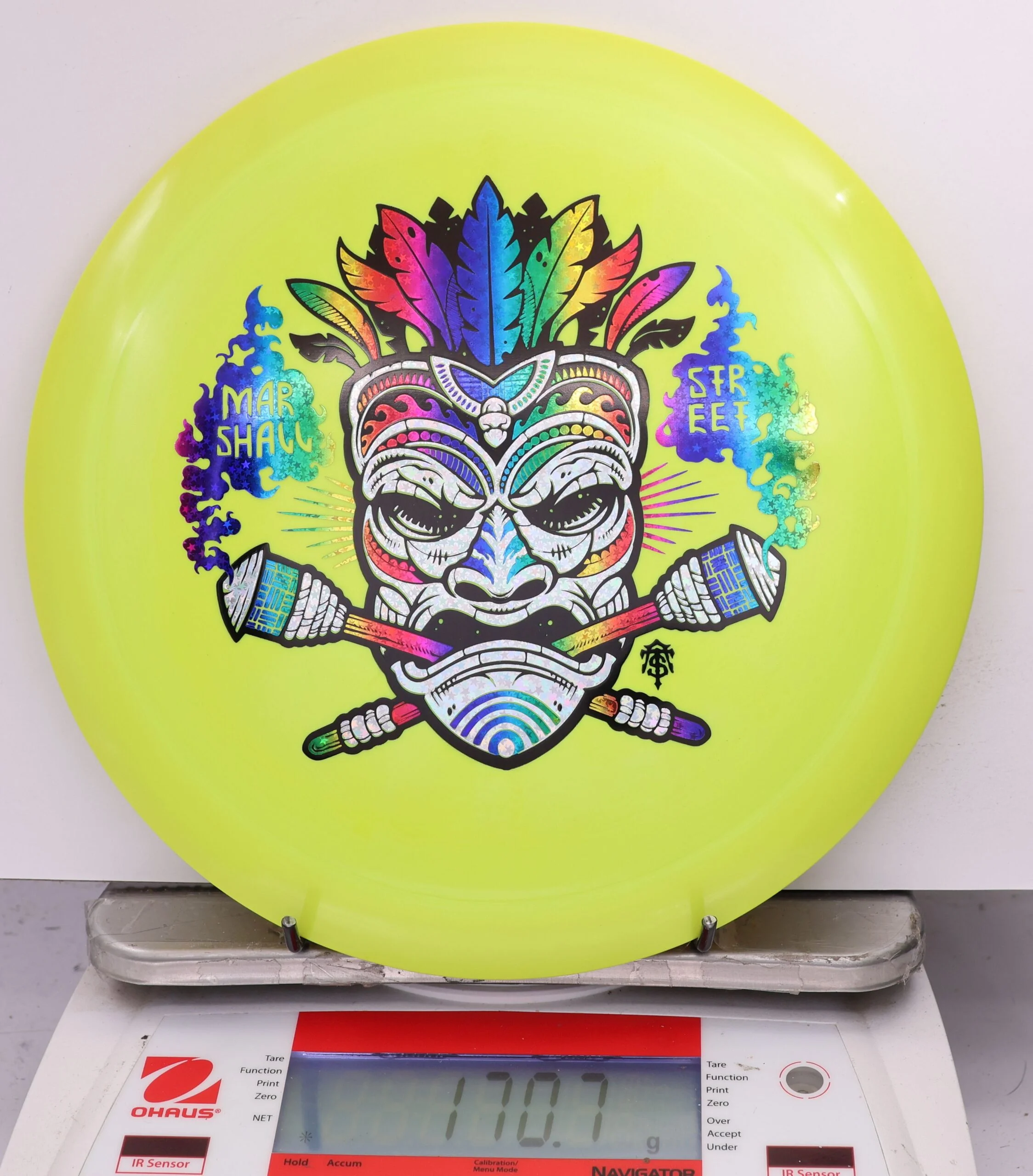 590900 ESP Heat, Marshall Street Tiki Mask - #18 Yellow, 171