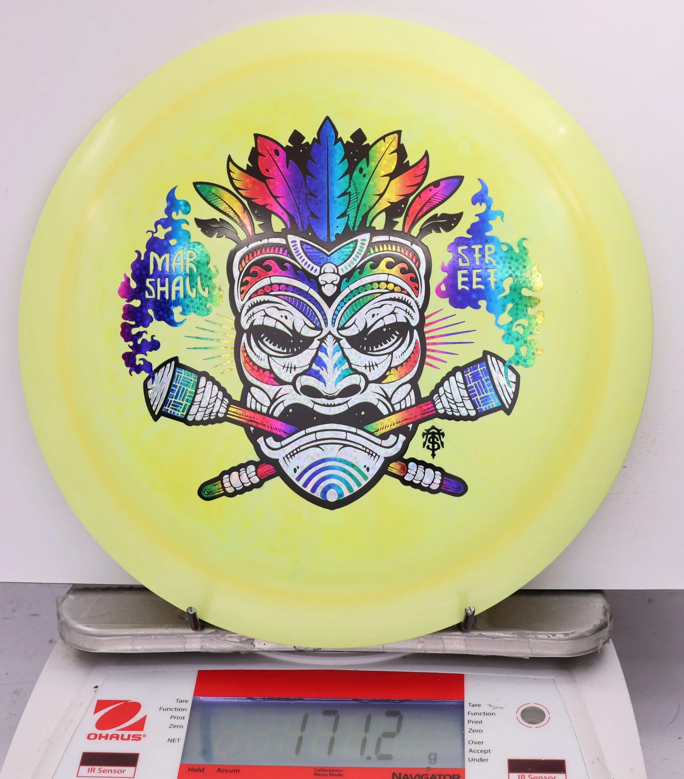 590902 ESP Heat, Marshall Street Tiki Mask - #20 Yellow, 171