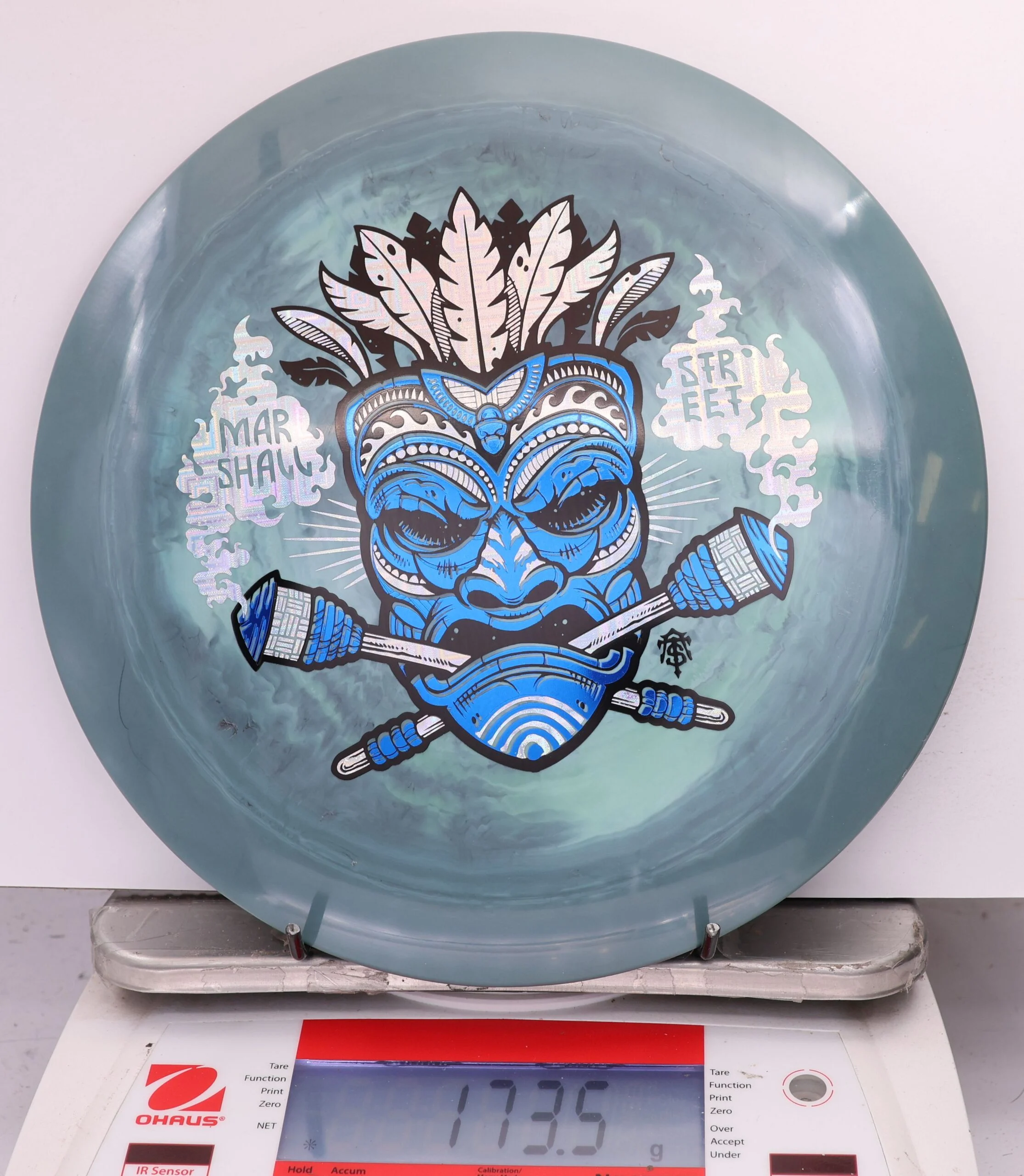 590943 ESP Thrasher, Marshall Street Tiki Mask - #03 GraySlate, 174
