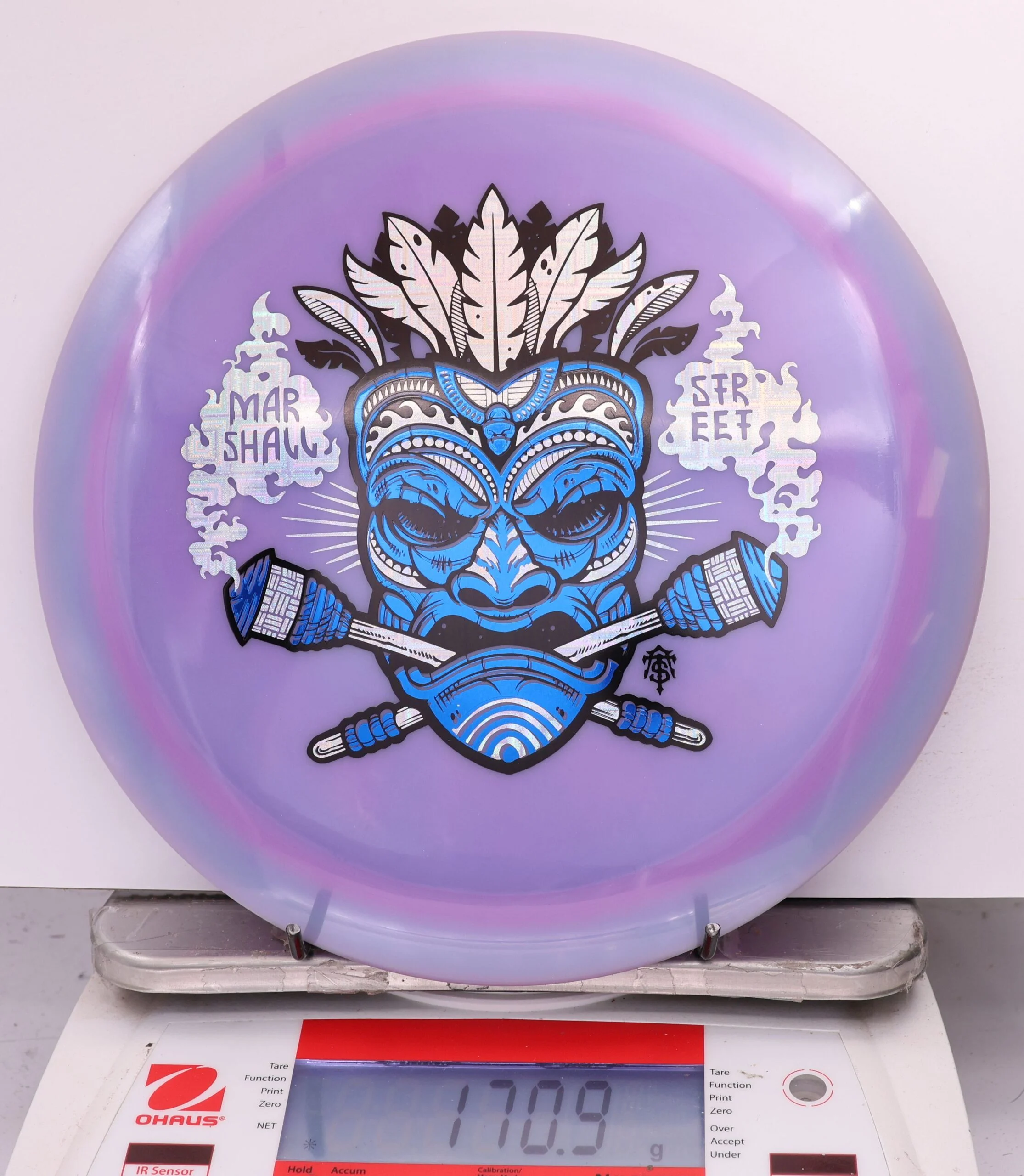 590944 ESP Thrasher, Marshall Street Tiki Mask - #04 Purple, 171