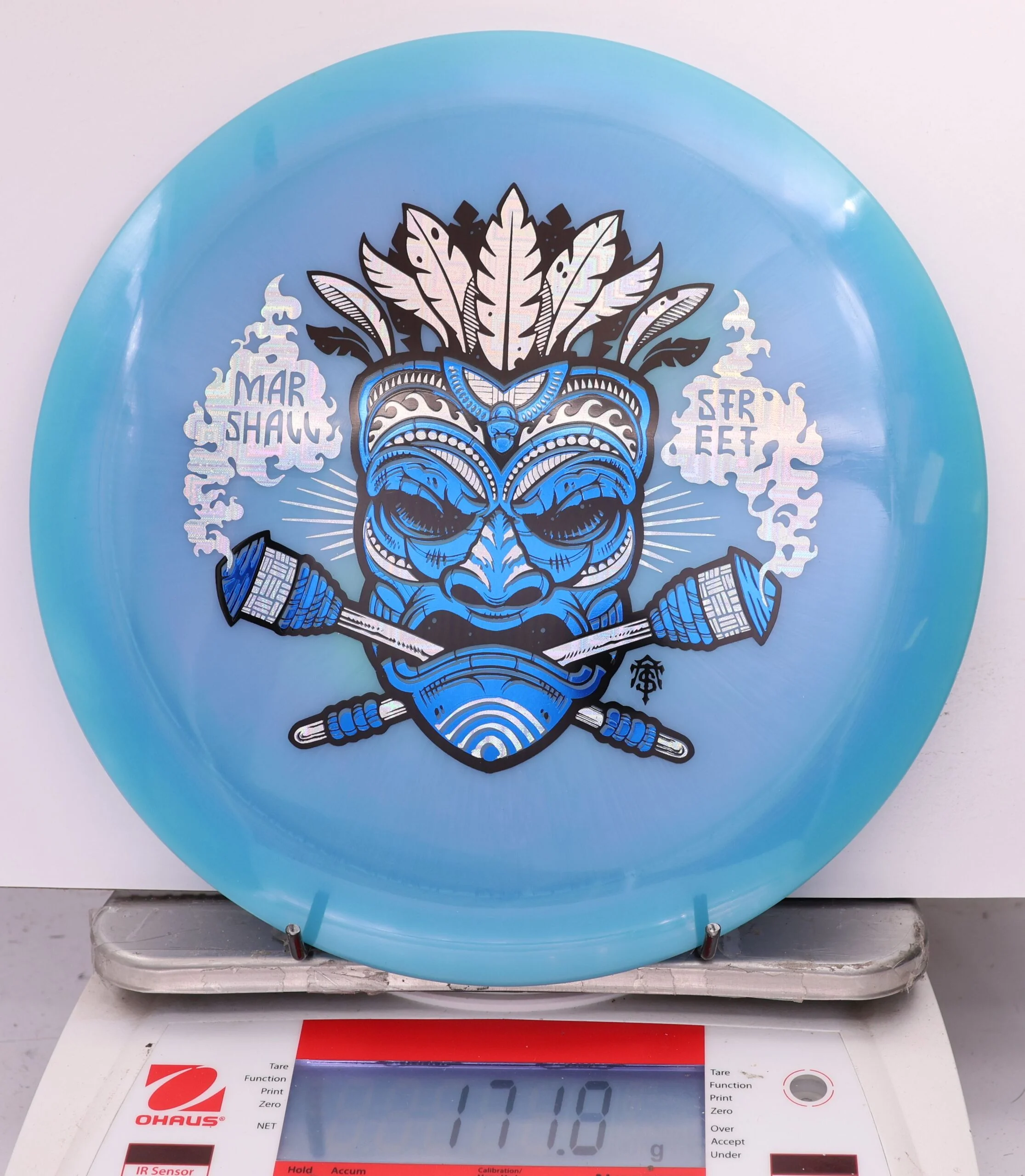 590946 ESP Thrasher, Marshall Street Tiki Mask - #06 Blue, 172