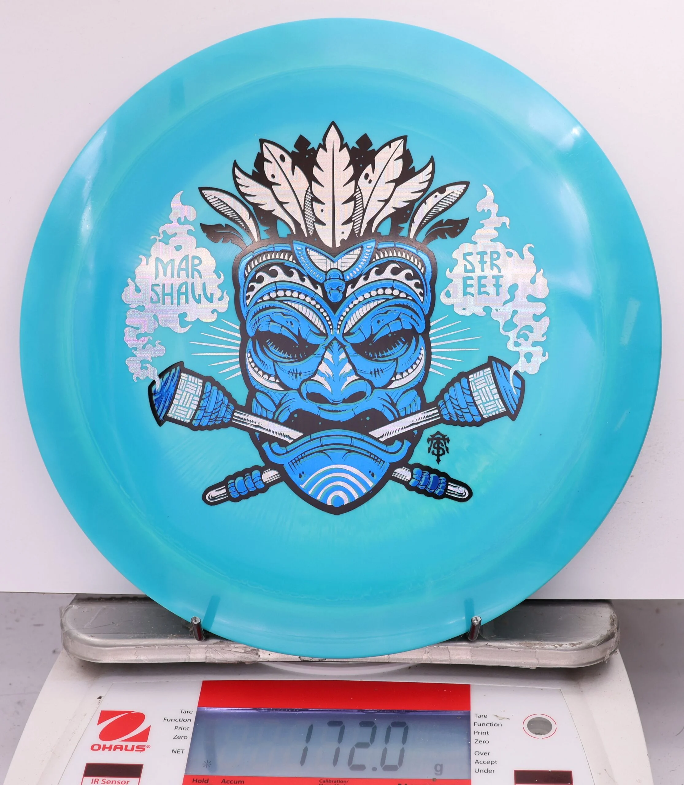 590961 ESP Thrasher, Marshall Street Tiki Mask - #07 LtBlue, 172