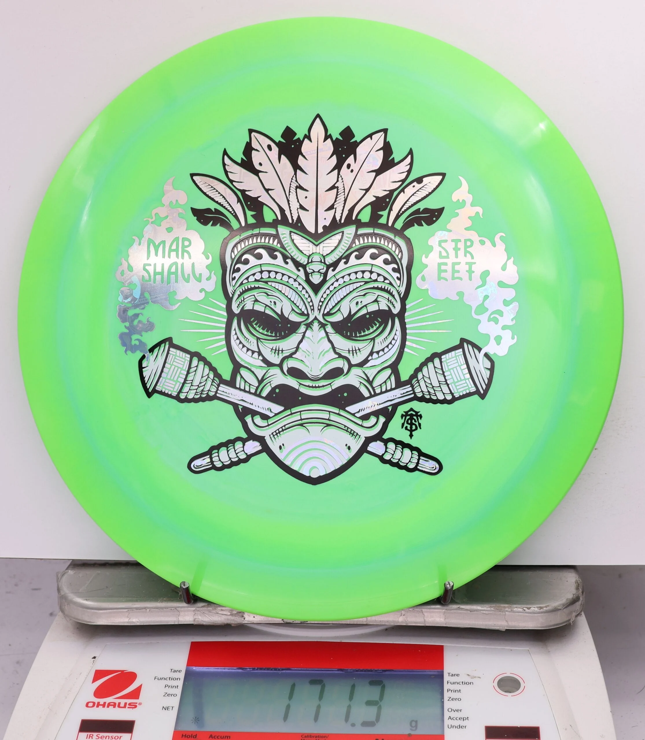 590964 ESP Thrasher, Marshall Street Tiki Mask - #10 Green, 171