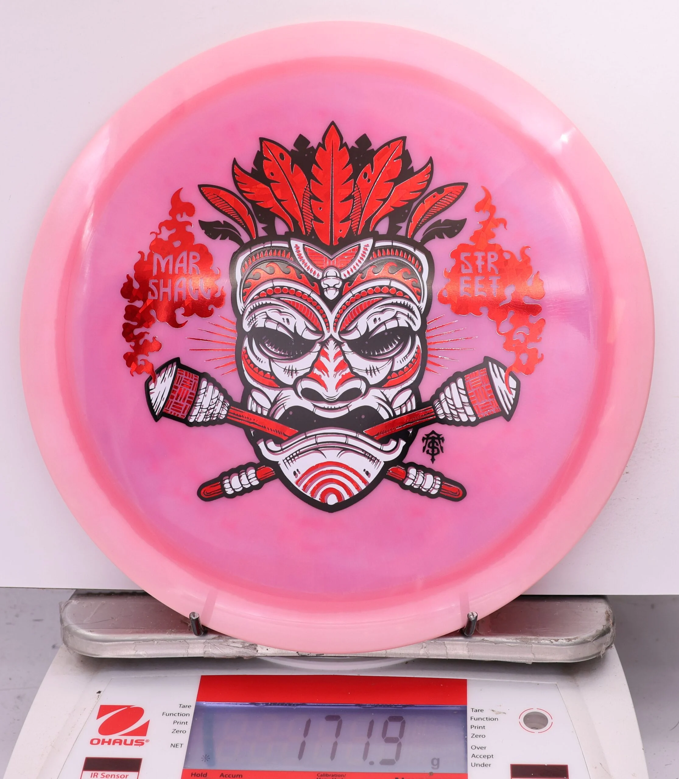 590982 ESP Thrasher, Marshall Street Tiki Mask - #14 Pink, 172