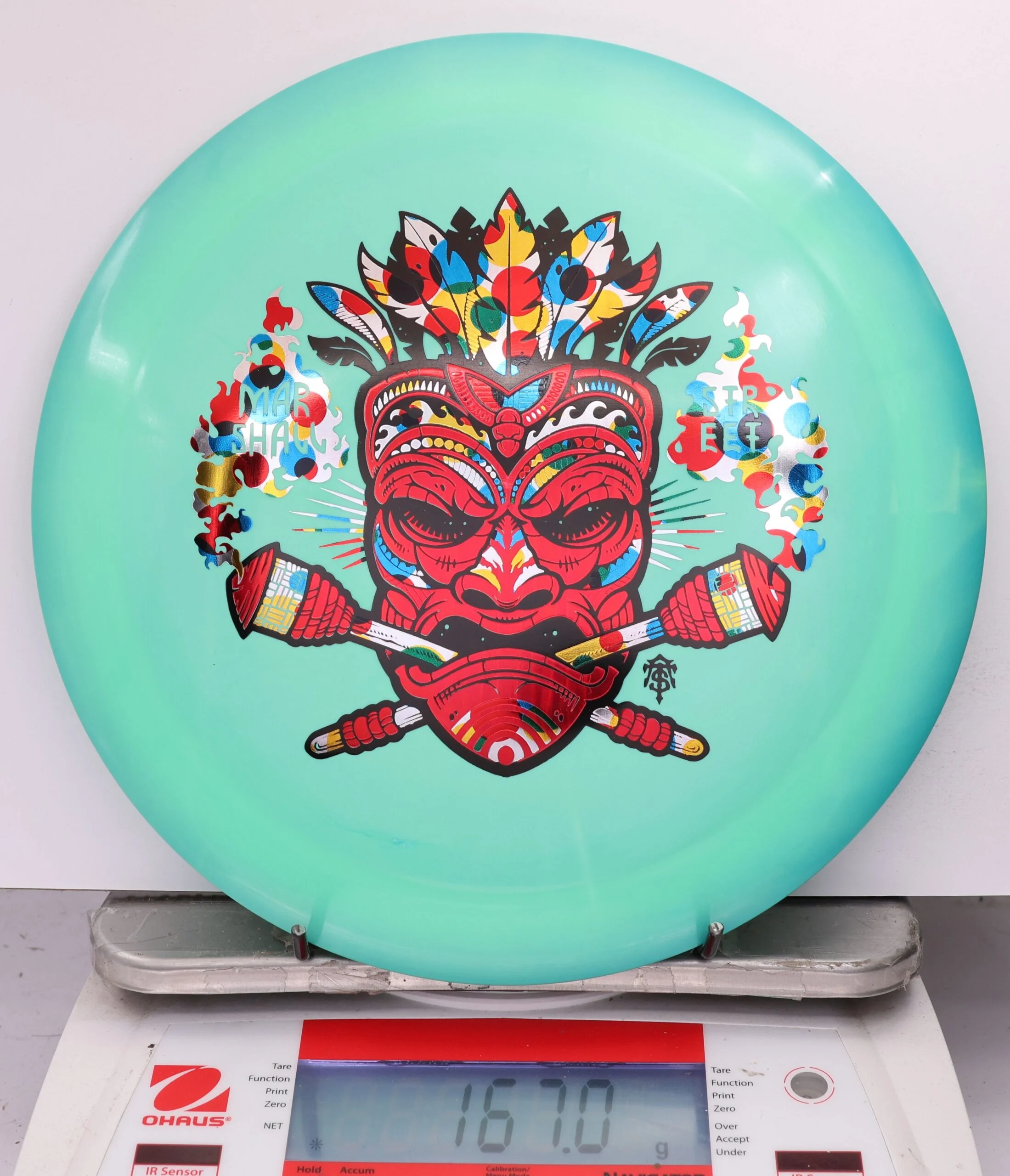 591022 ESP Scorch, Marshall Street Tiki Mask - #06 Teal, 167