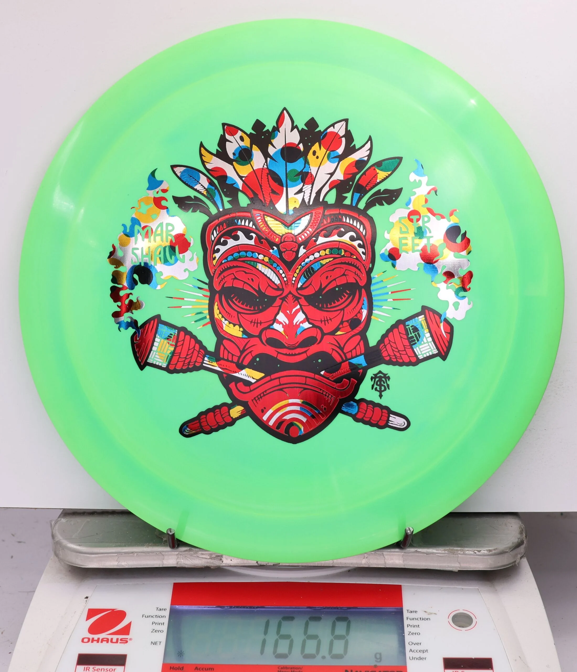 591039 ESP Scorch, Marshall Street Tiki Mask - #09 Green, 167