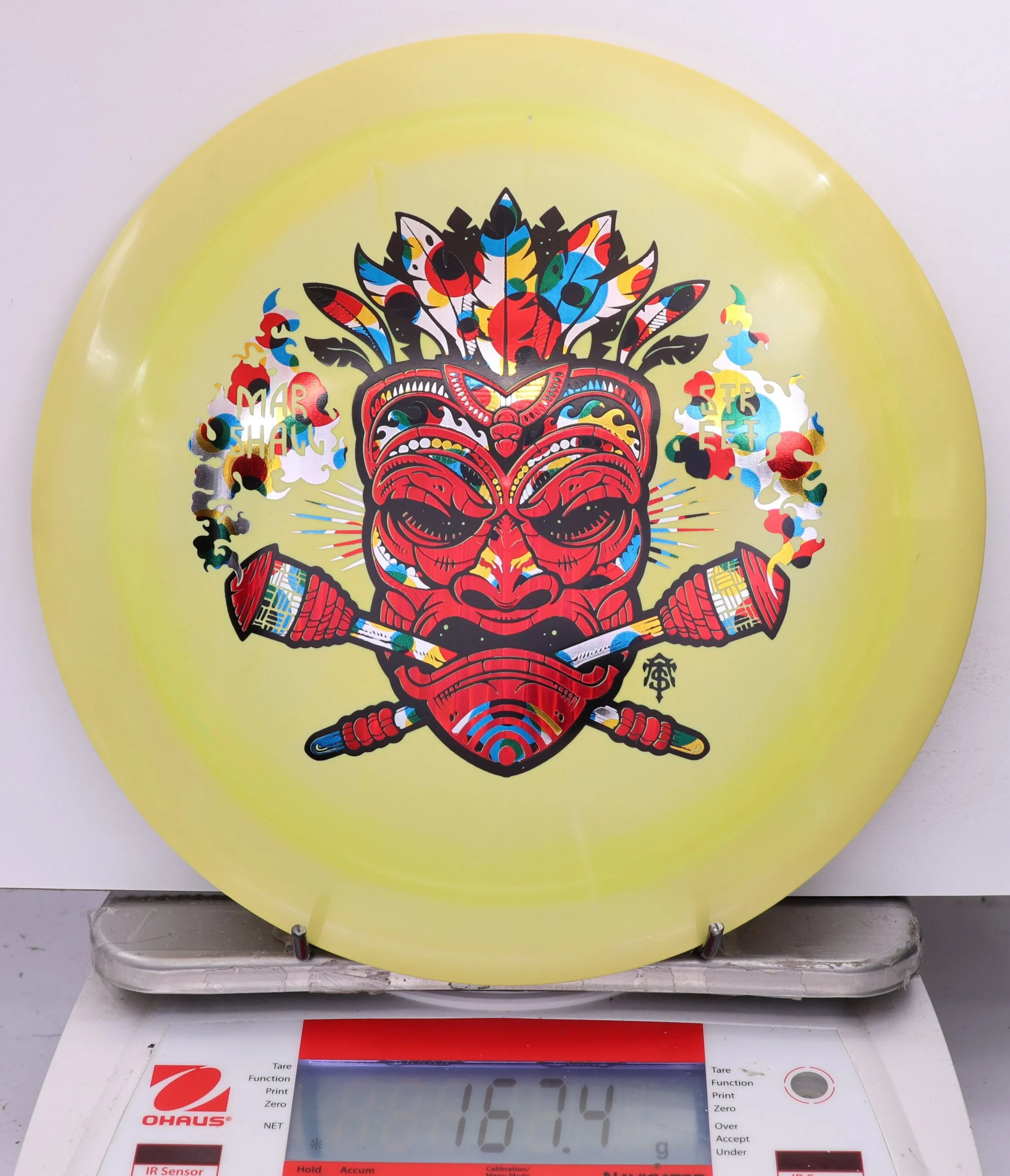 591041 ESP Scorch, Marshall Street Tiki Mask - #11 Yellow, 167