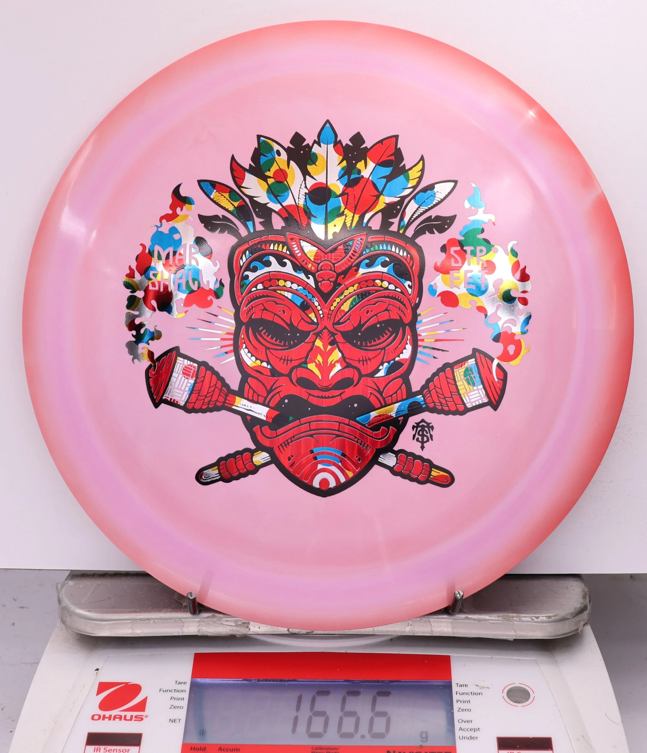 591057 ESP Scorch, Marshall Street Tiki Mask - #13 OrngPink, 167