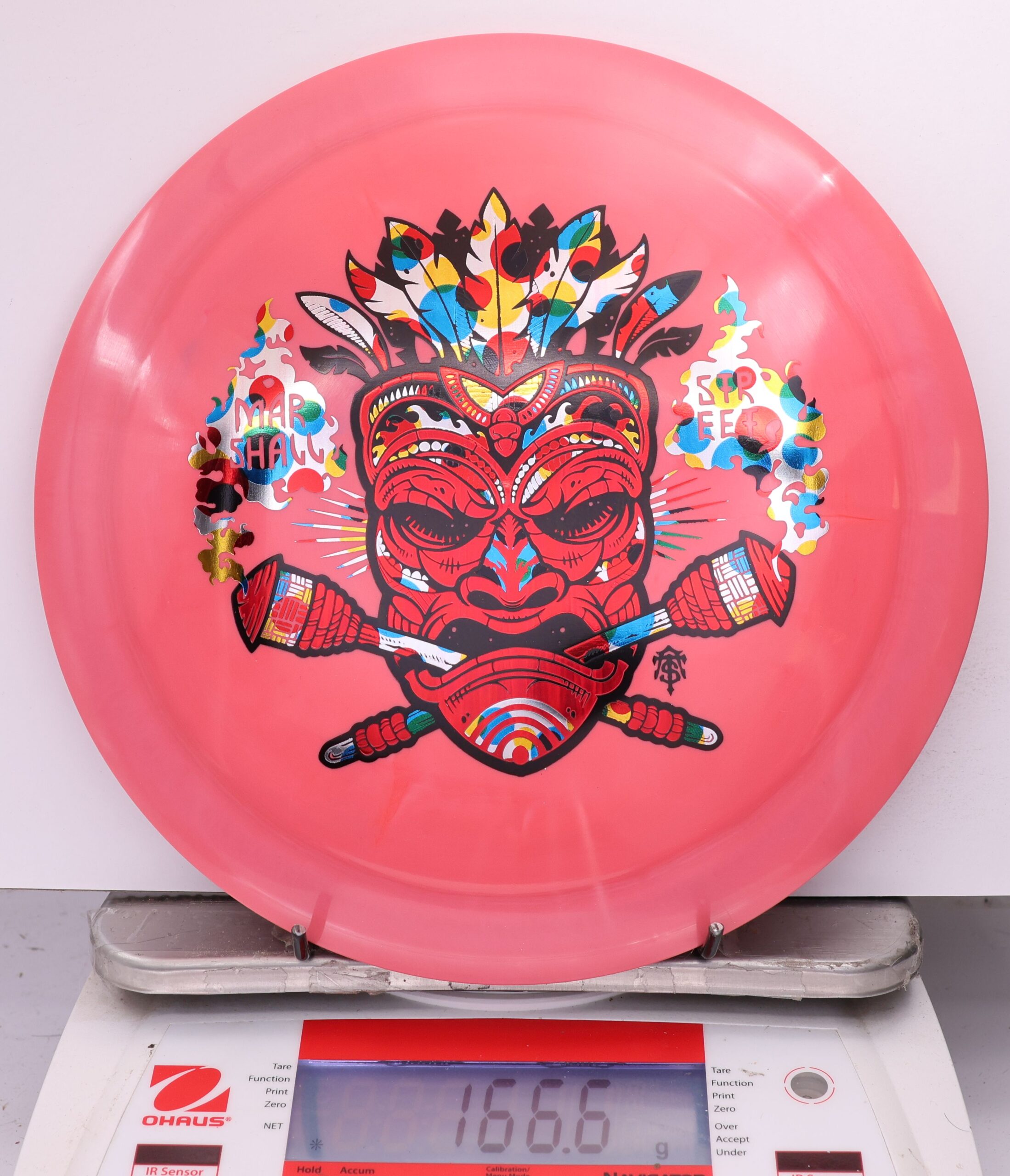 591059 ESP Scorch, Marshall Street Tiki Mask - #15 PinkRed, 167