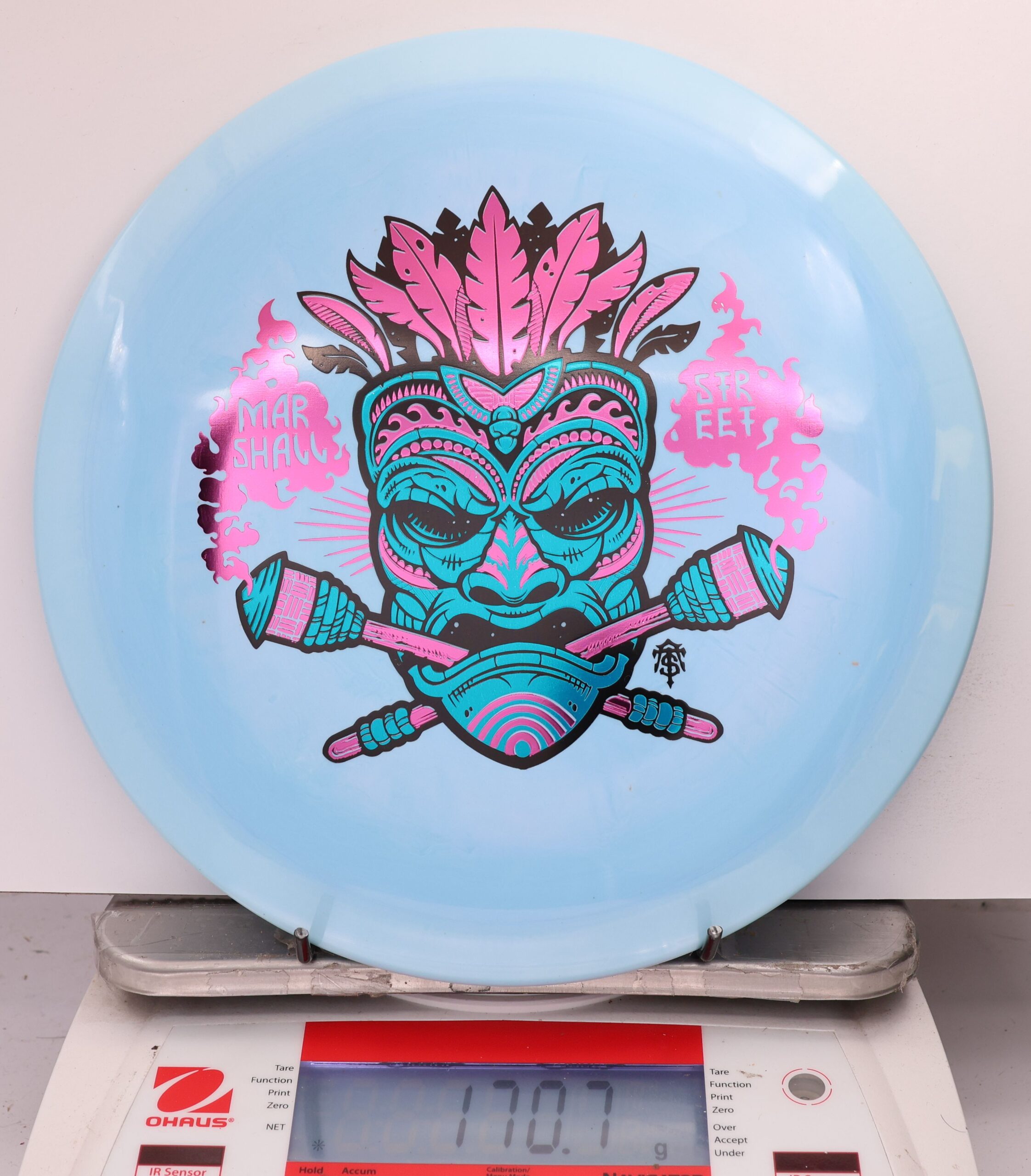 591123 ESP Cicada, Marshall Street Tiki Mask - #07 LtBlue, 171