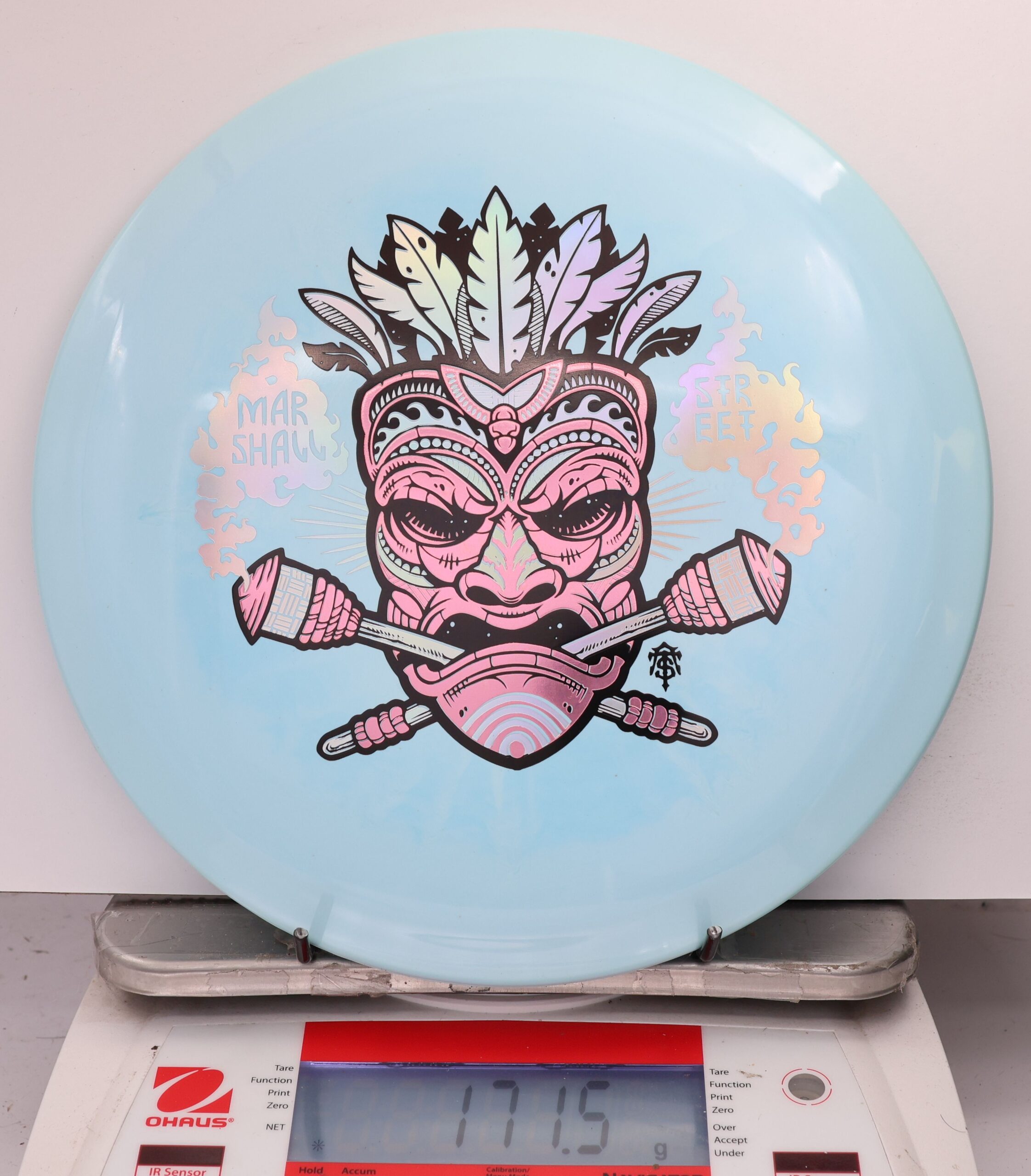 591125 ESP Cicada, Marshall Street Tiki Mask - #09 LtBlue, 172