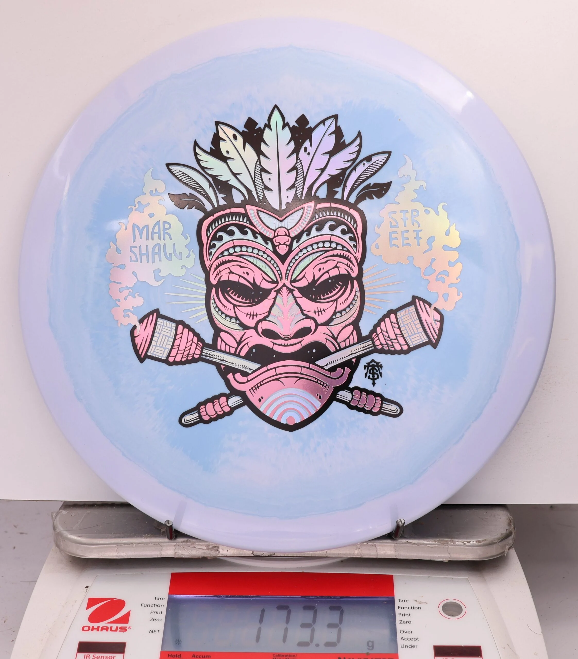 591127 ESP Cicada, Marshall Street Tiki Mask - #11 LtPurpleBlue, 173