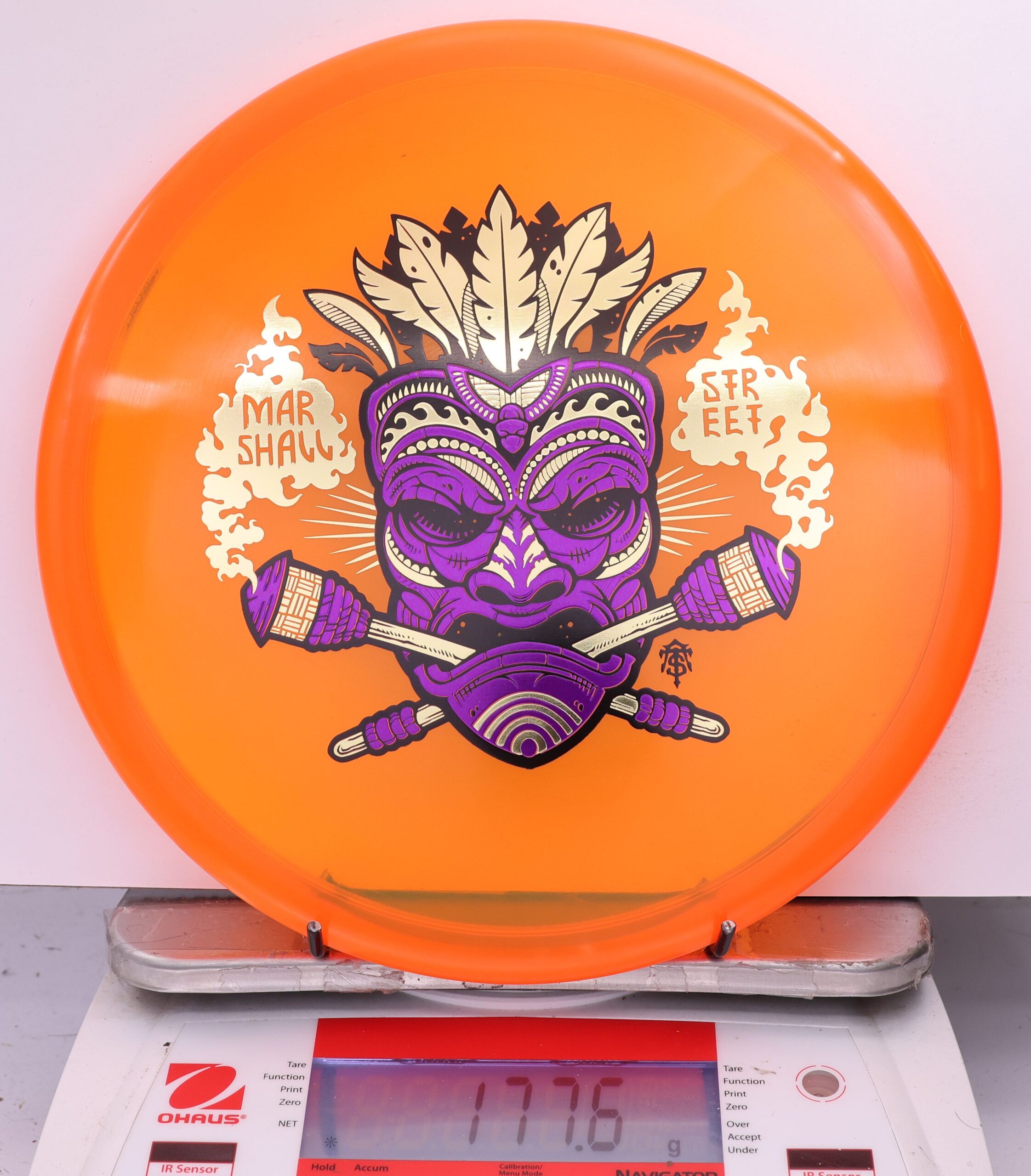 591710 Z Zone, Marshall Street Tiki Mask - #09 Orange, 178