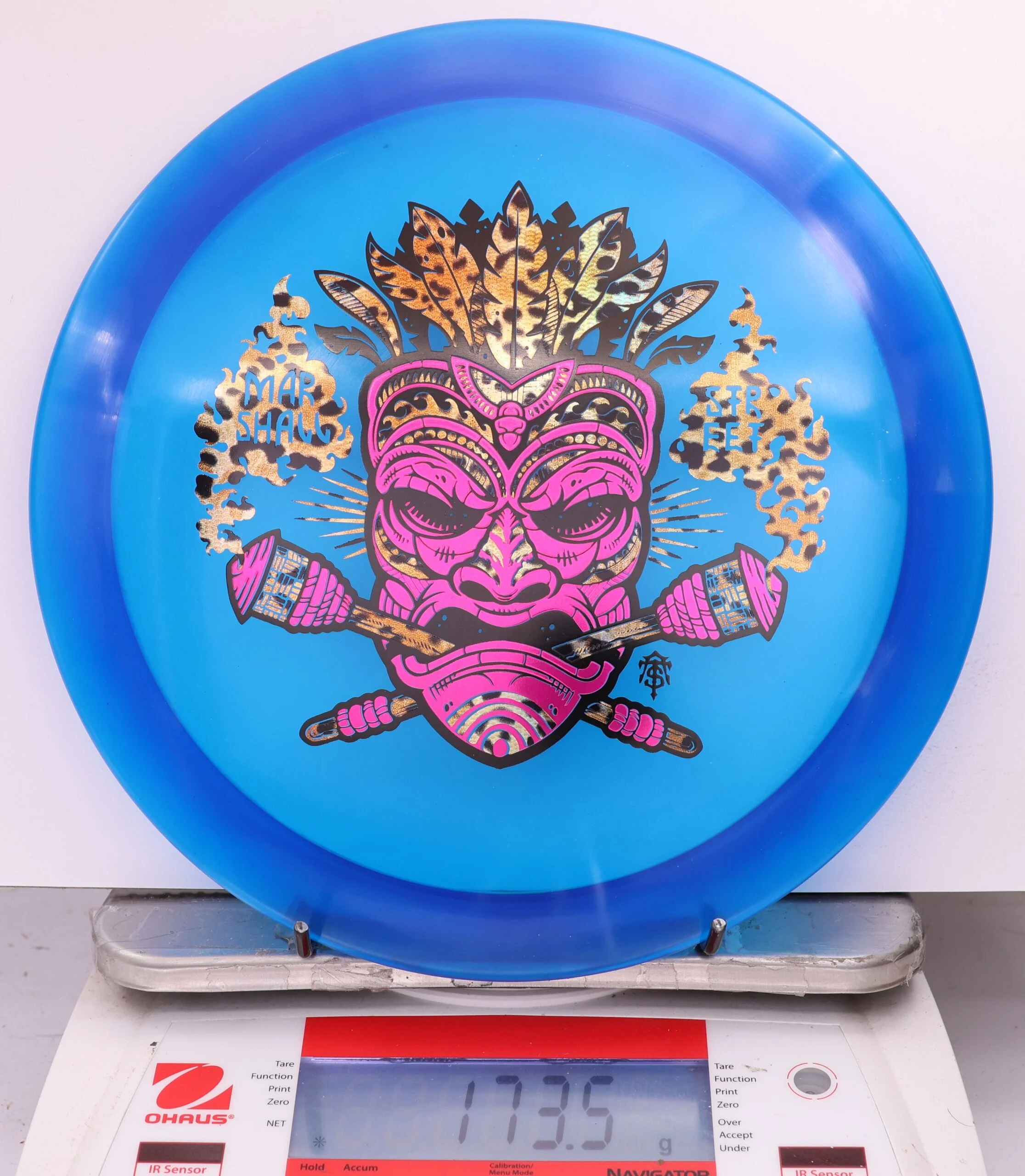 591796 Z Raptor, Marshall Street Tiki Mask - #12 Blue, 174
