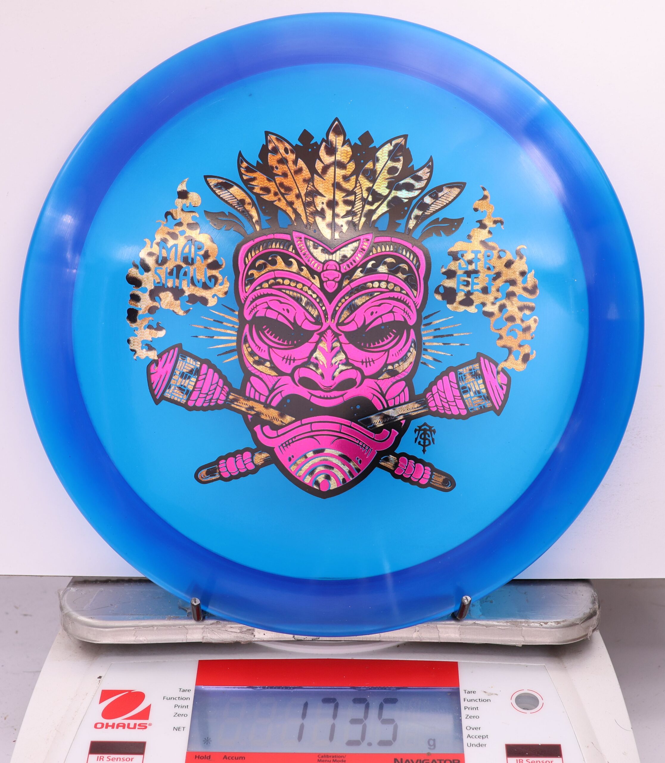 591796 Z Raptor, Marshall Street Tiki Mask - #12 Blue, 174