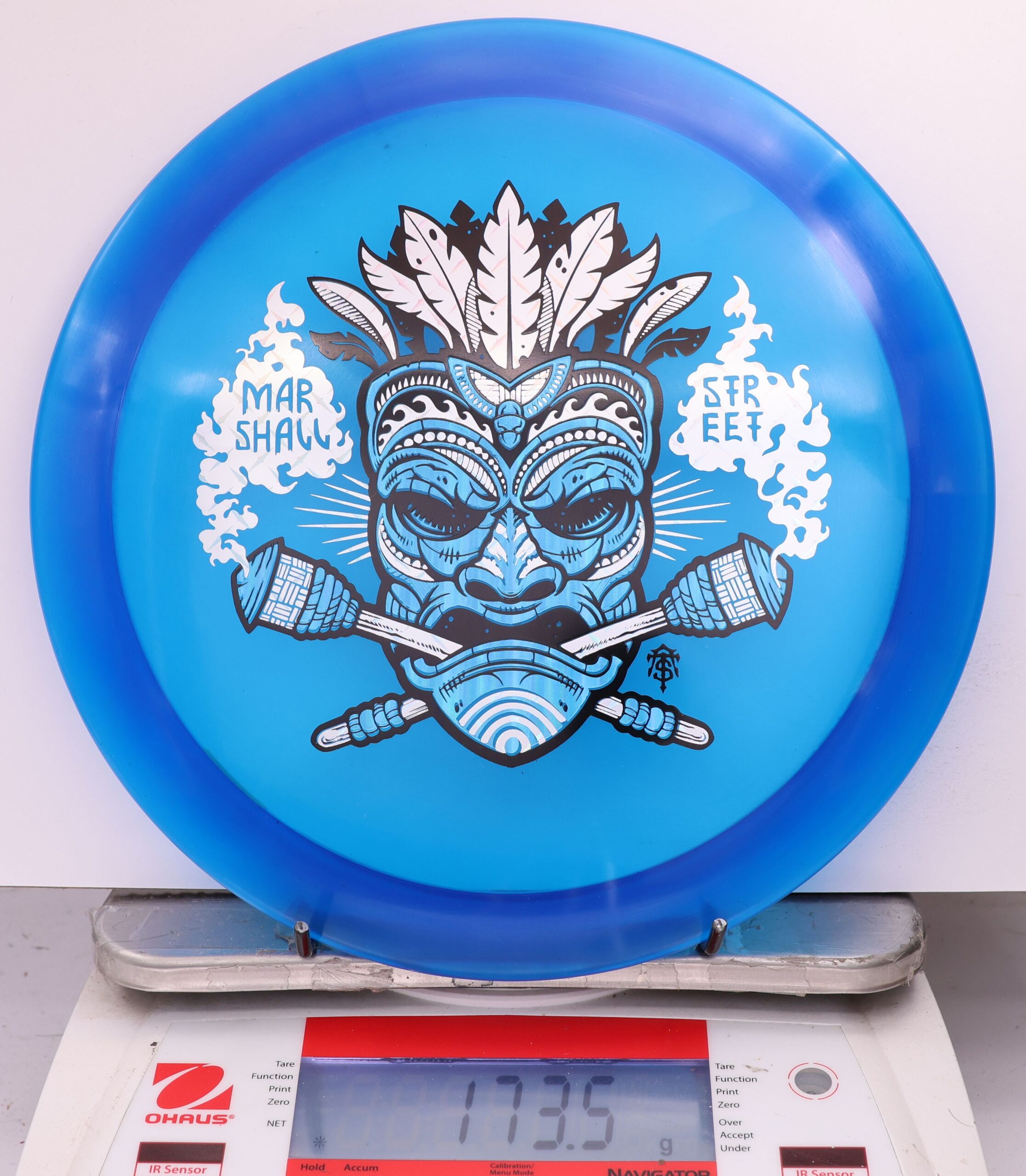 591816 Z Raptor, Marshall Street Tiki Mask - #14 Blue, 174
