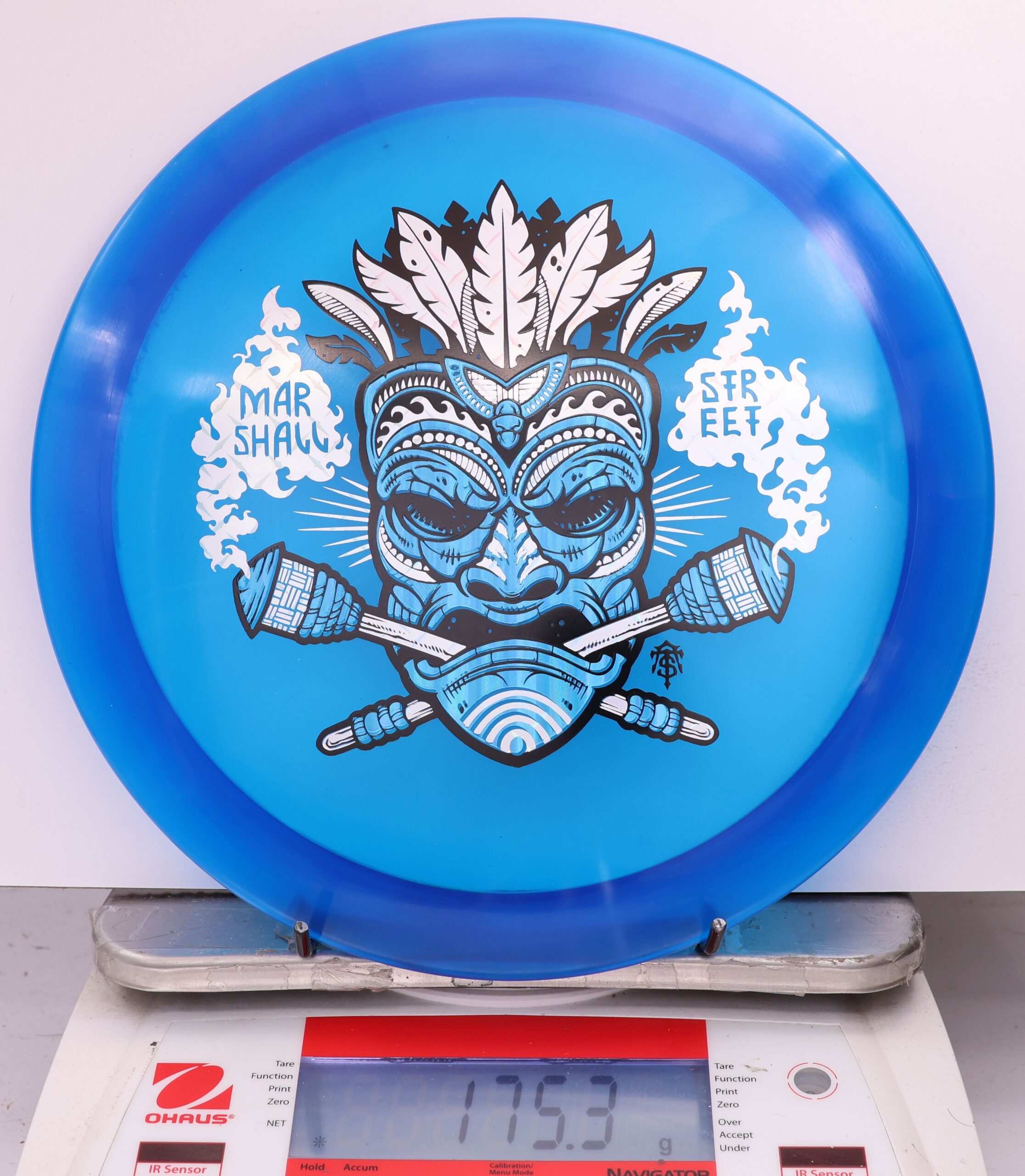 591817 Z Raptor, Marshall Street Tiki Mask - #15 Blue, 175