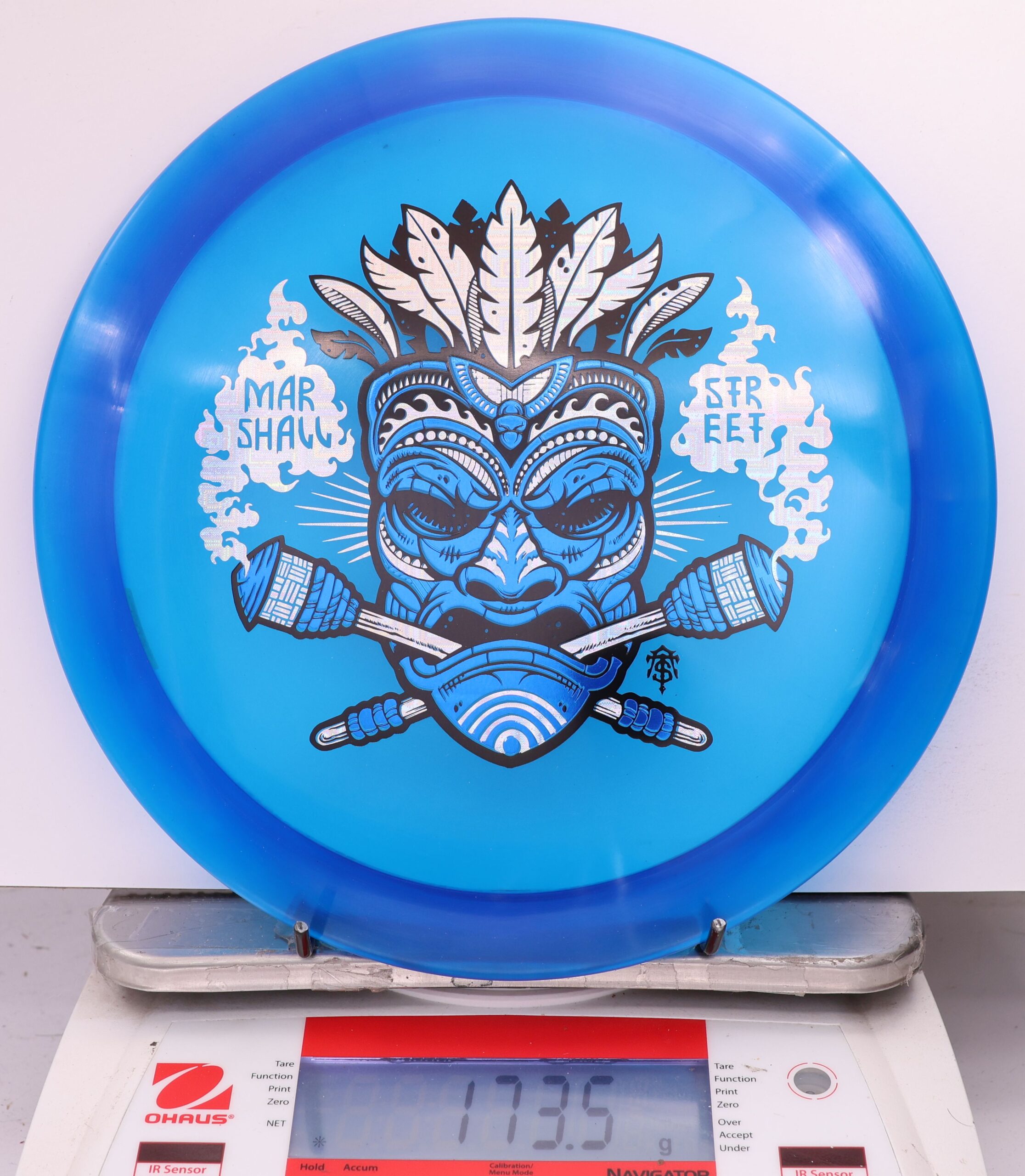 591818 Z Raptor, Marshall Street Tiki Mask - #16 Blue, 174