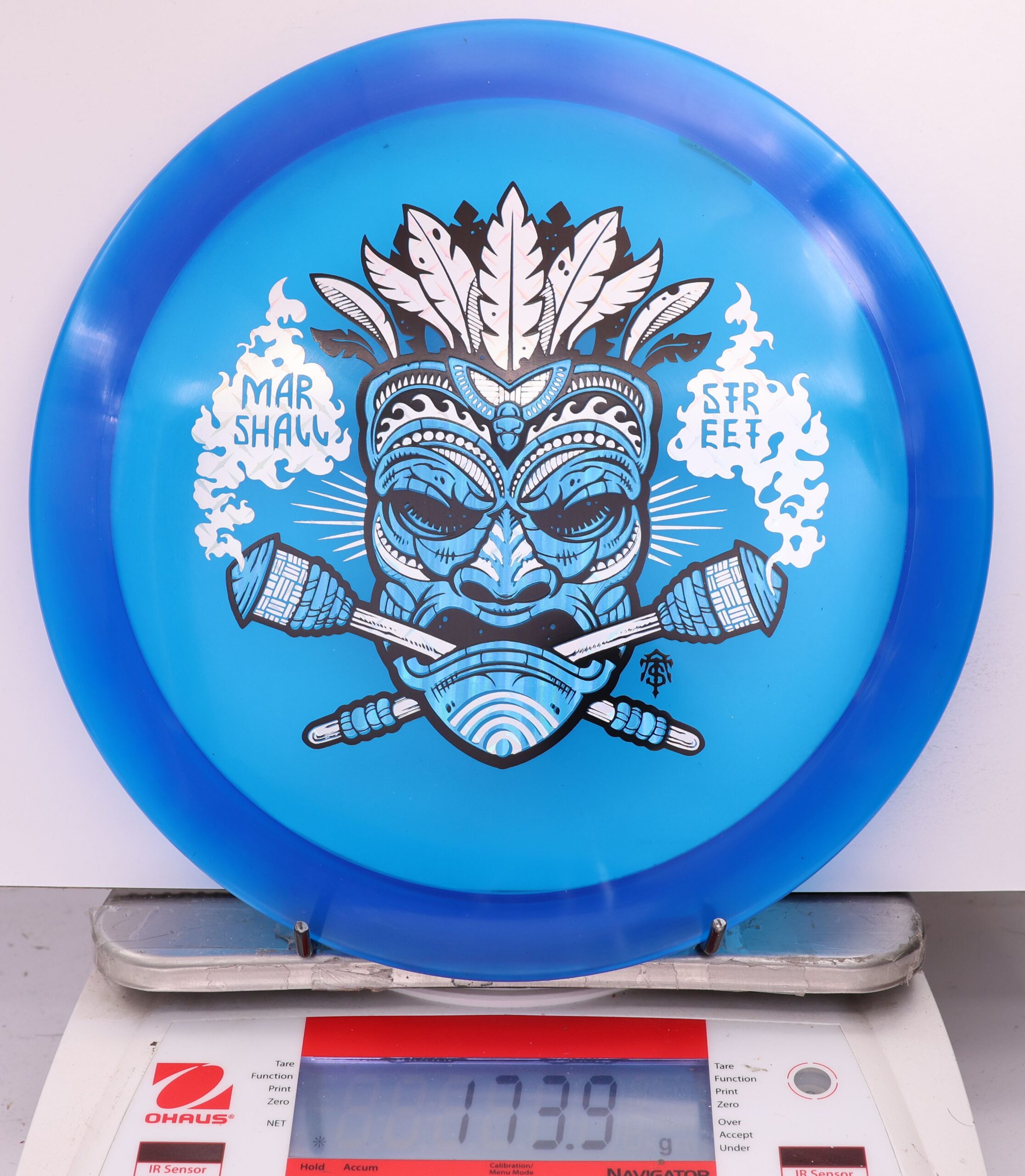 591819 Z Raptor, Marshall Street Tiki Mask - #17 Blue, 174