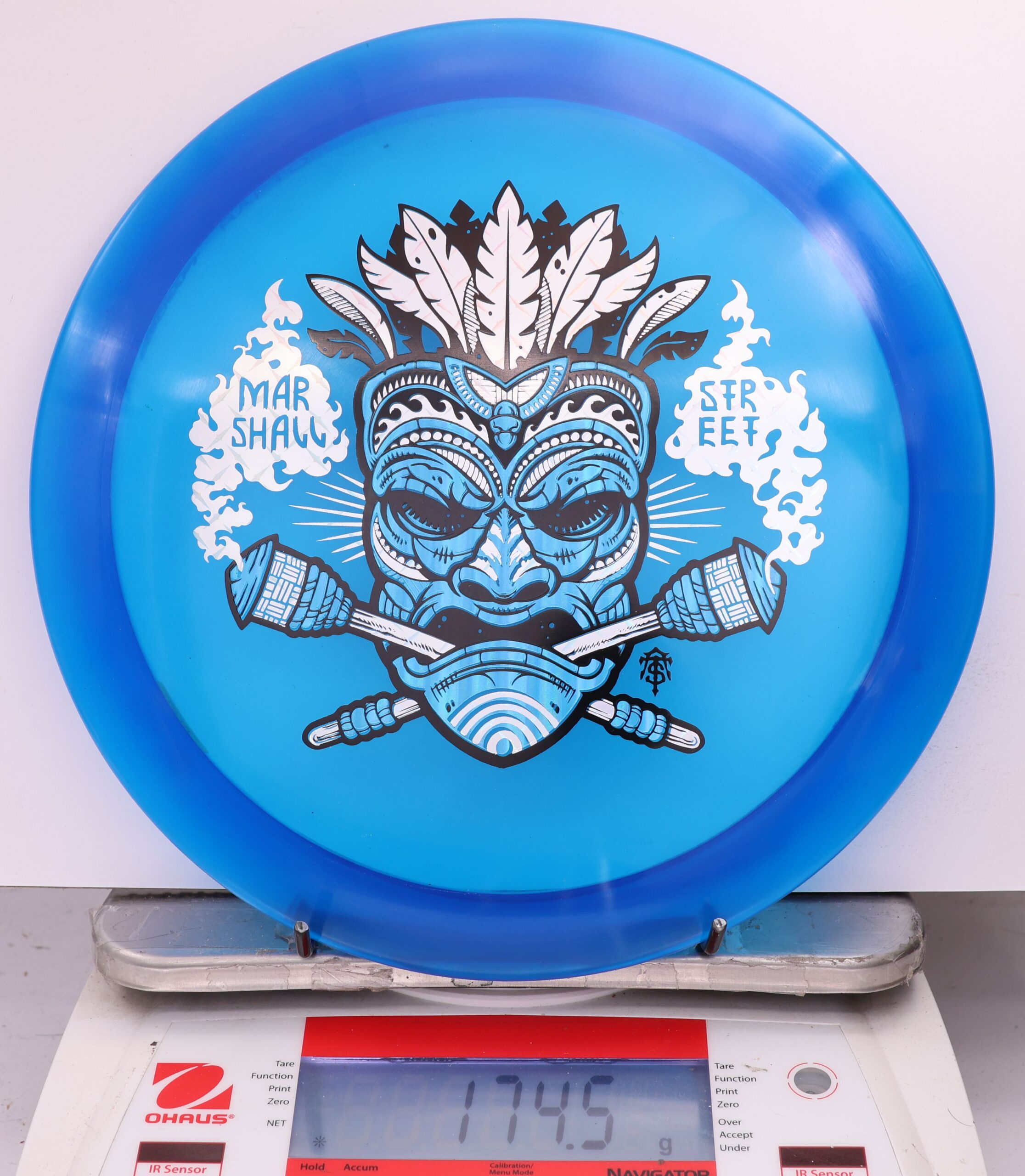 591838 Z Raptor, Marshall Street Tiki Mask - #18 Blue, 175