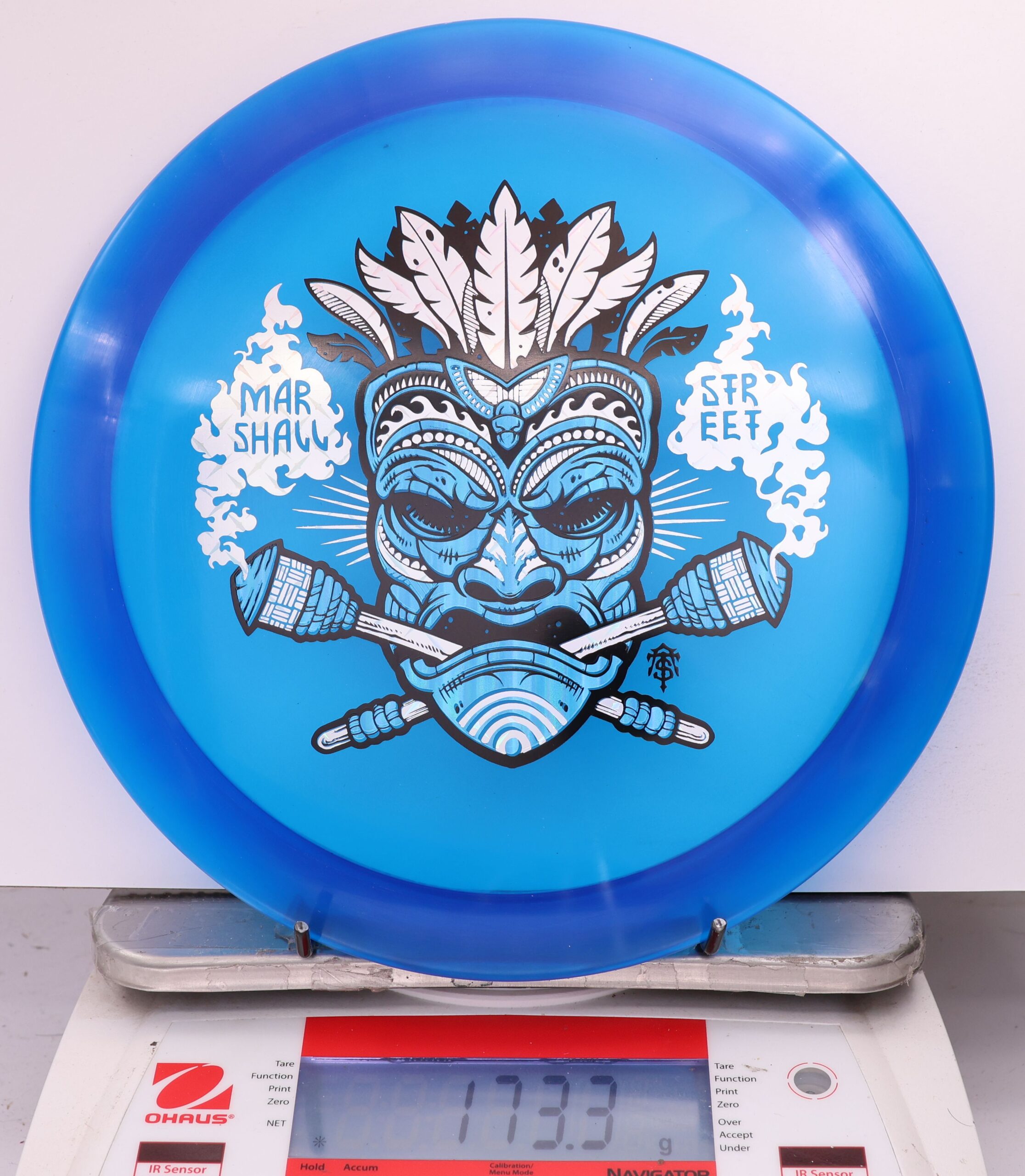 591839 Z Raptor, Marshall Street Tiki Mask - #19 Blue, 173