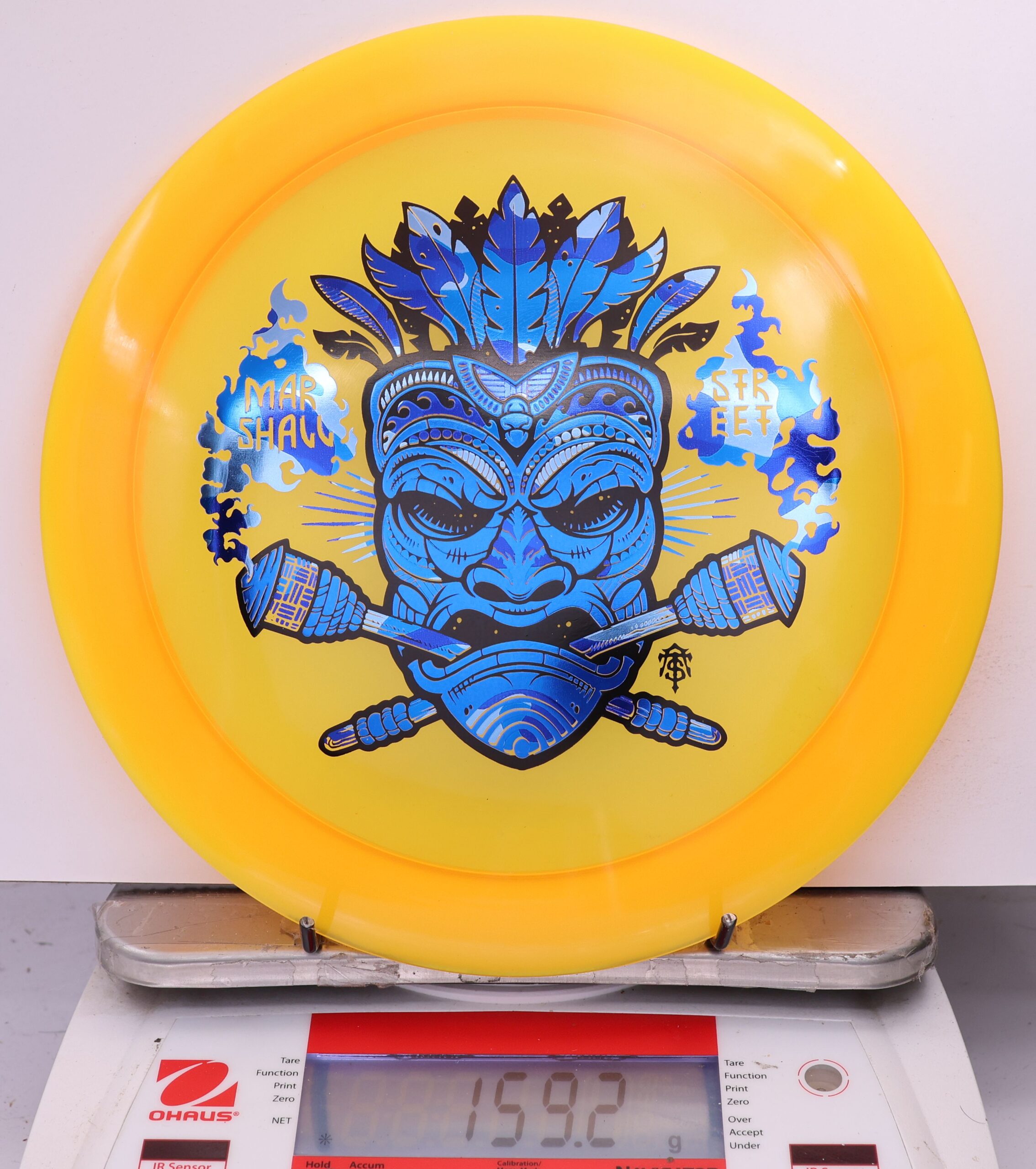 591861 Z Lite Zeus, Paul McBeth - Marshall Street Tiki Mask - #01 Orange, 159