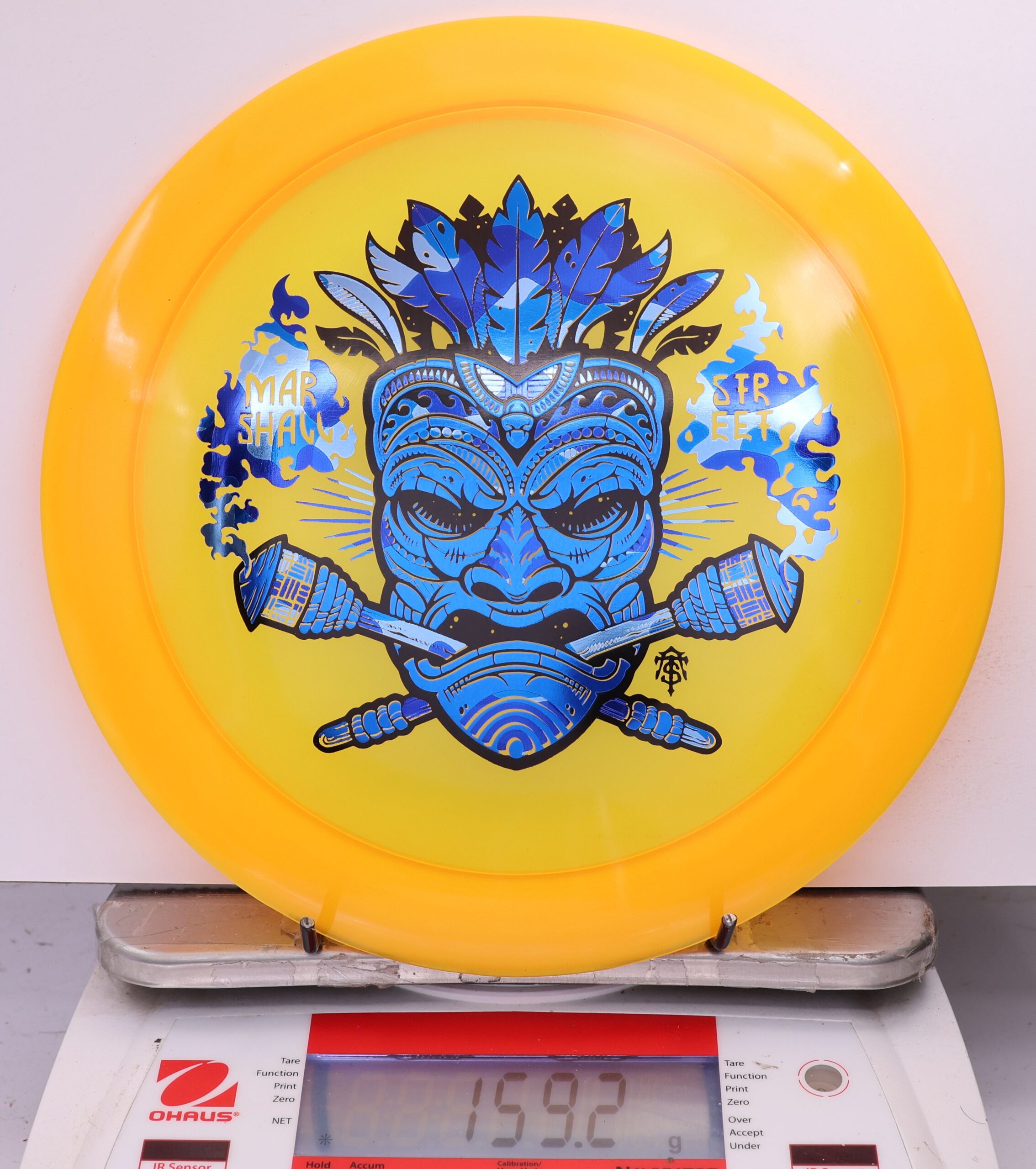 591862 Z Lite Zeus, Paul McBeth - Marshall Street Tiki Mask - #02 Orange, 159