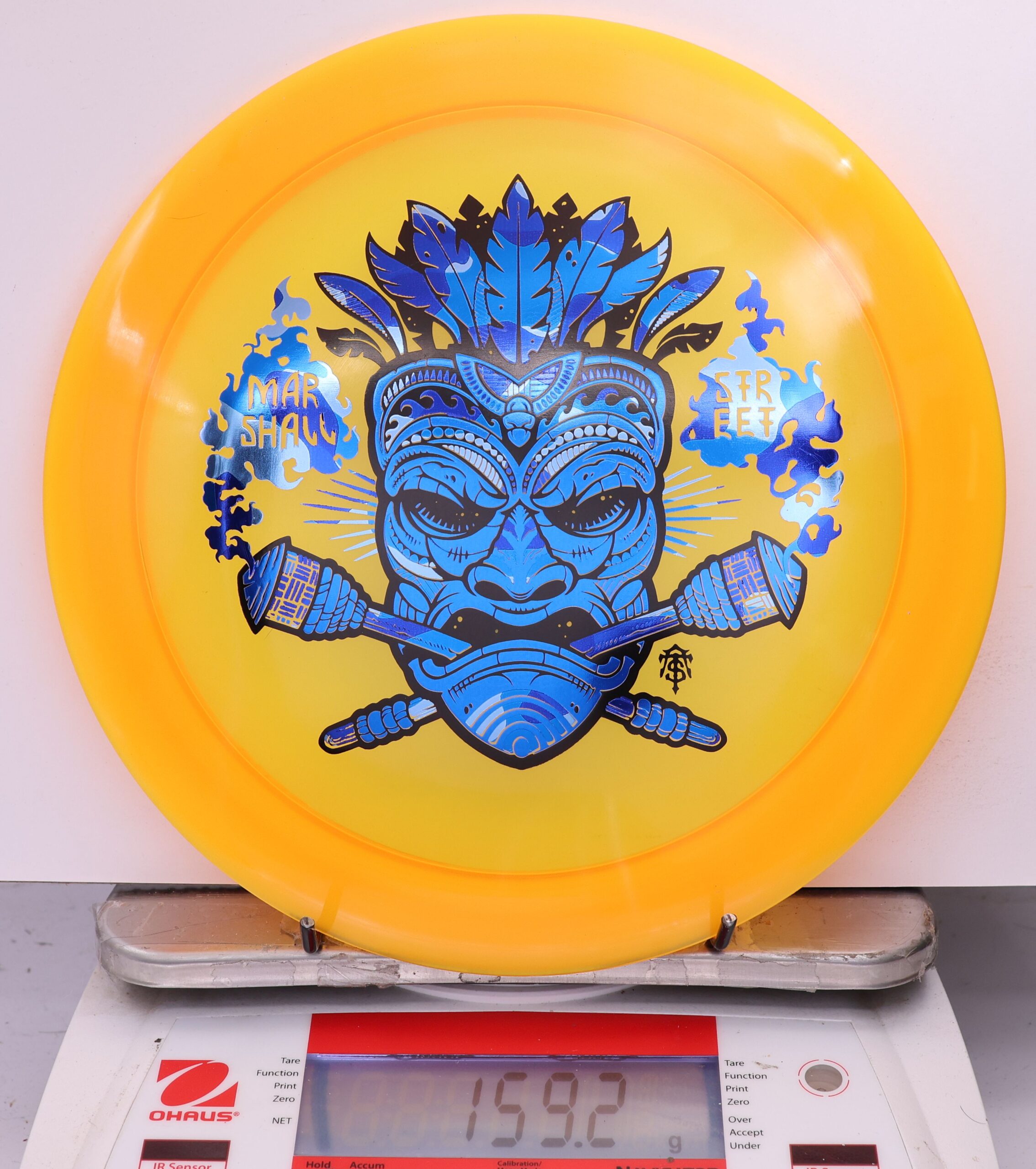 591883 Z Lite Zeus, Paul McBeth - Marshall Street Tiki Mask - #04 Orange, 159