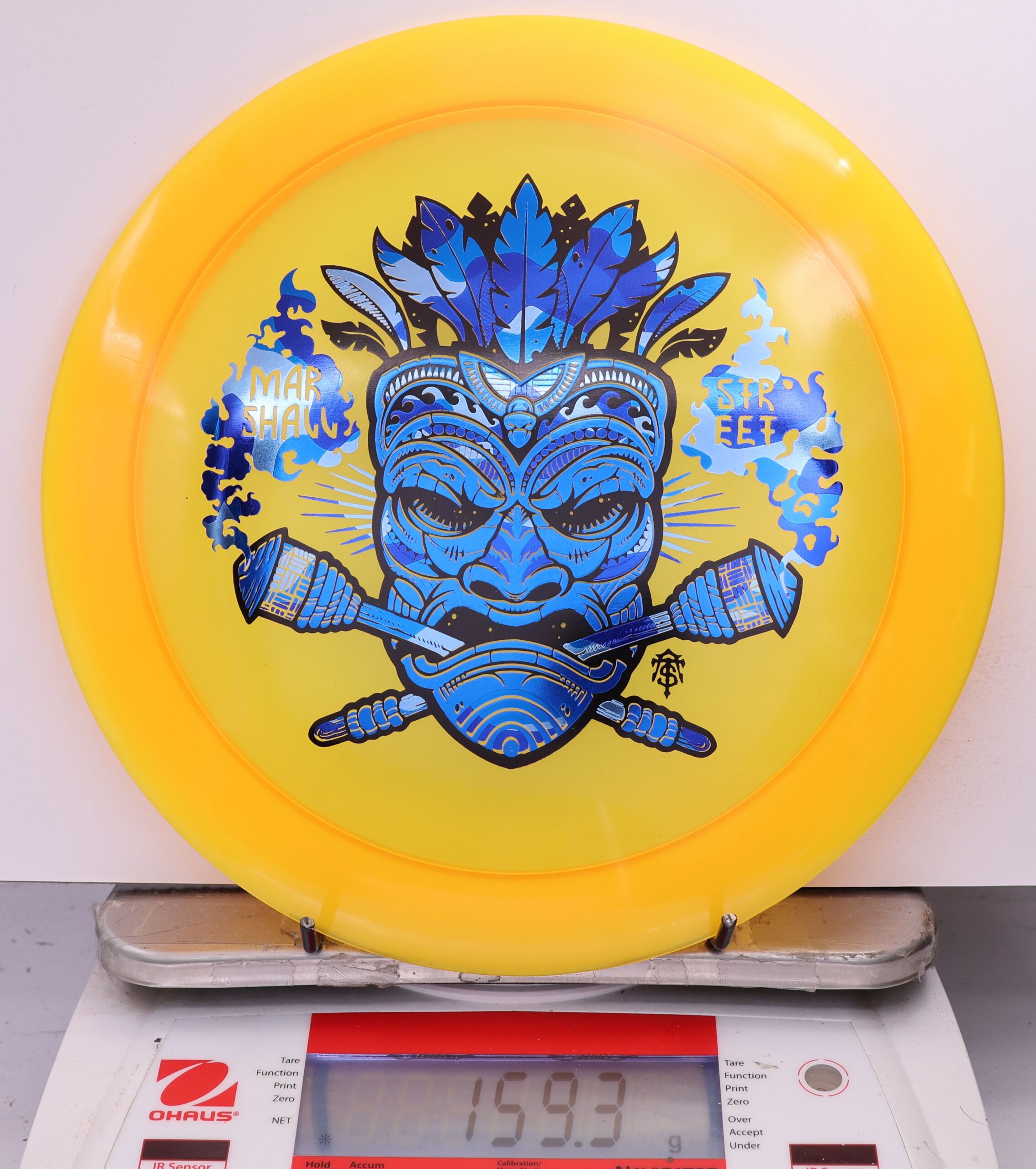 591884 Z Lite Zeus, Paul McBeth - Marshall Street Tiki Mask - #05 Orange, 159