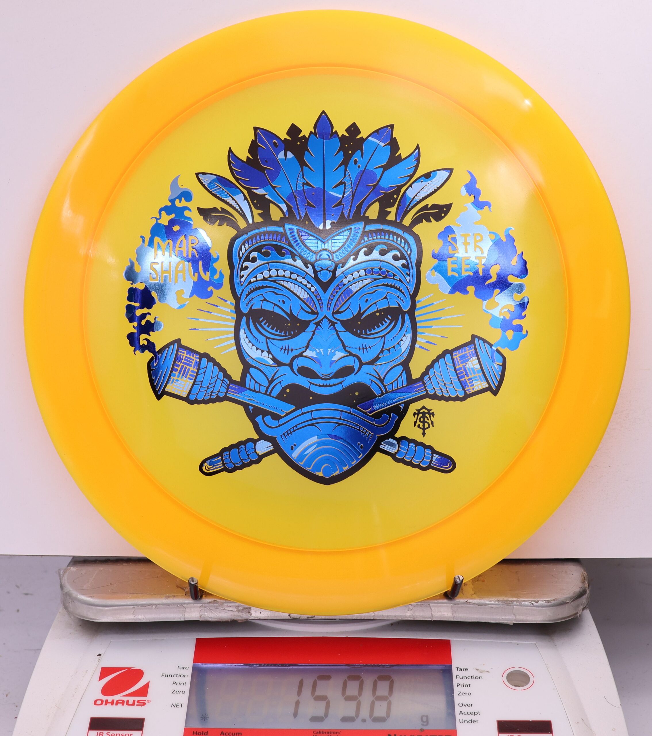 591885 Z Lite Zeus, Paul McBeth - Marshall Street Tiki Mask - #06 Orange, 160