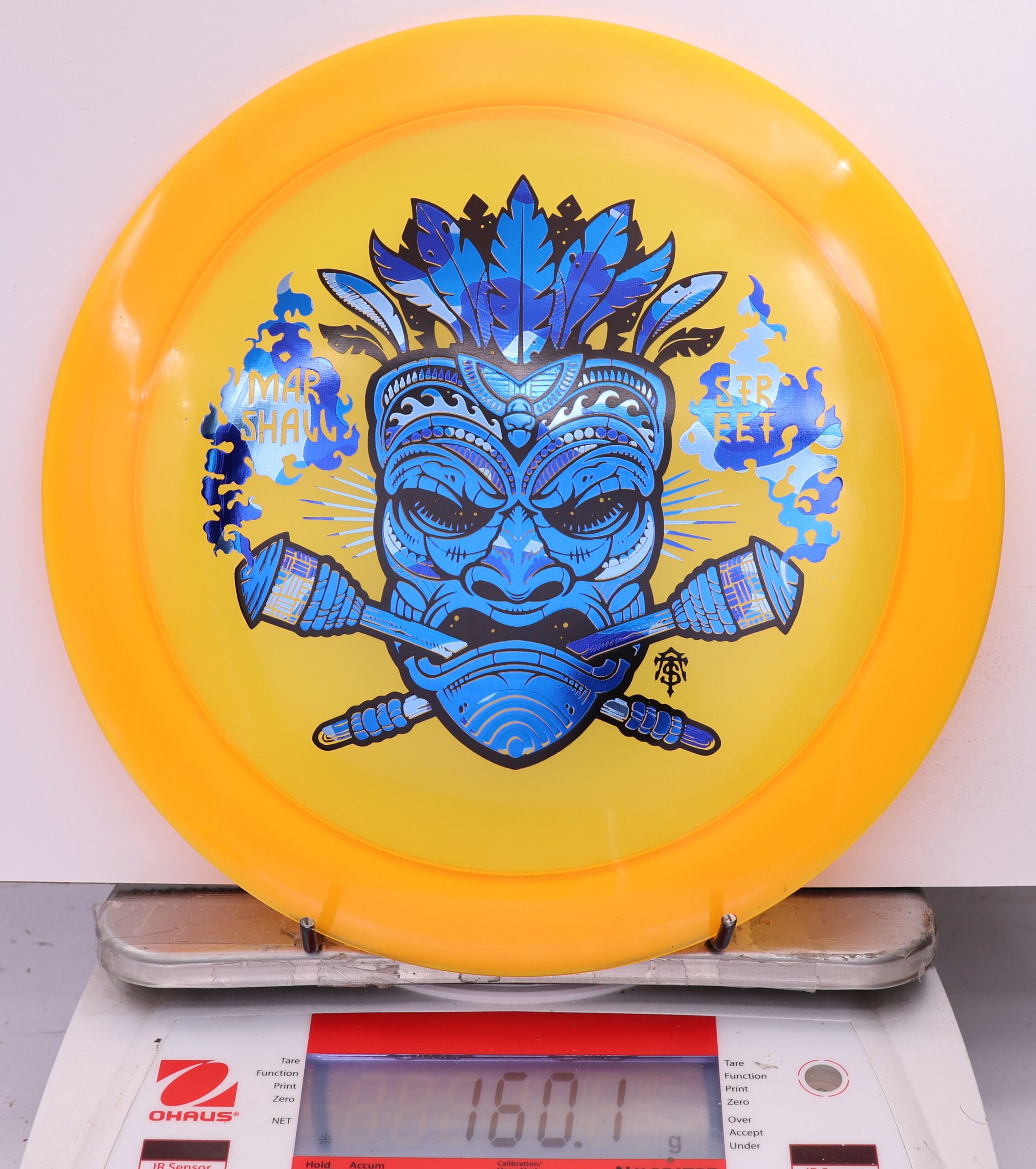 591905 Z Lite Zeus, Paul McBeth - Marshall Street Tiki Mask - #09 Orange, 160