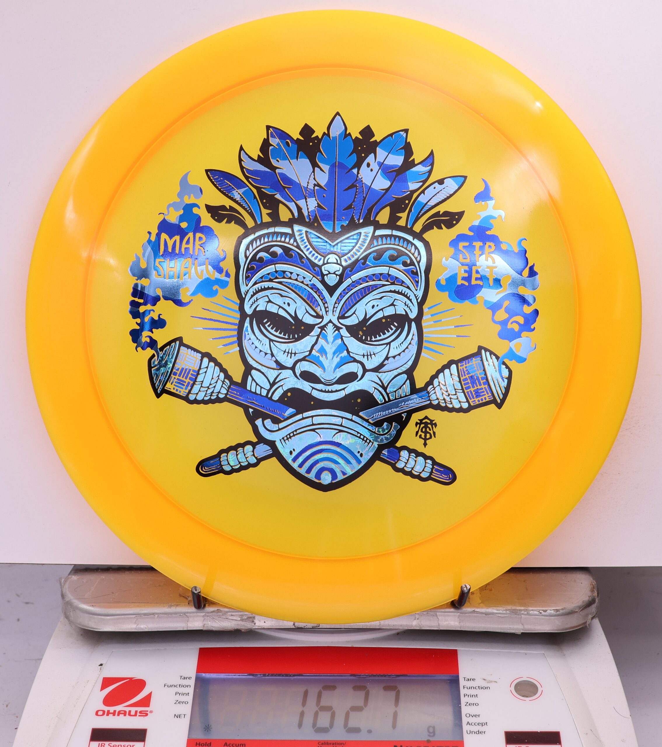 591930 Z Lite Zeus, Paul McBeth - Marshall Street Tiki Mask - #17 Orange, 163