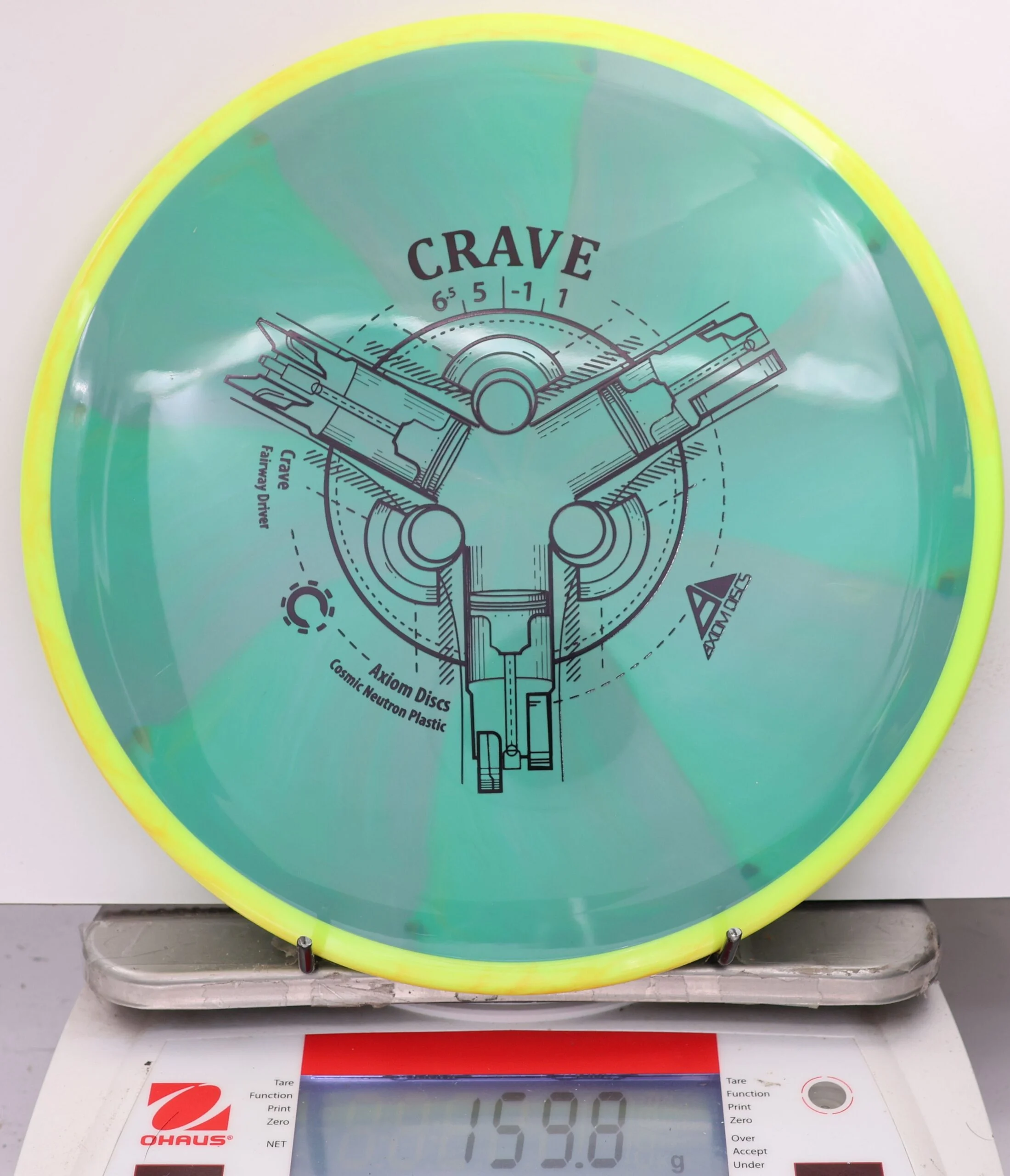 593433 Cosmic Neutron Crave - #10 Yellow-Teal, 160
