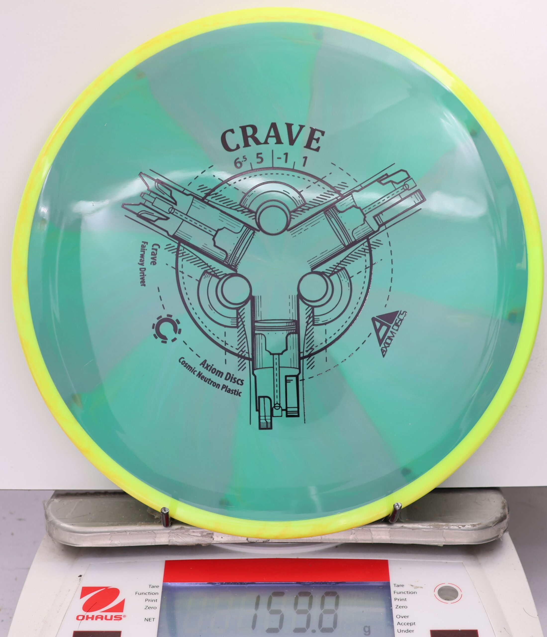 593433 Cosmic Neutron Crave - #10 Yellow-Teal, 160