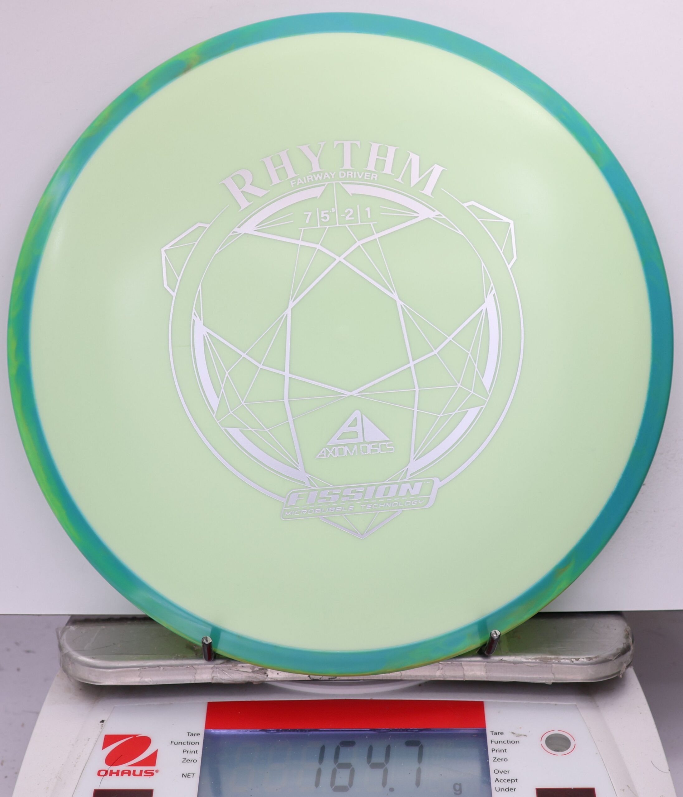 593633 Fission Rhythm - #14 Teal-Pale Yellow, 164