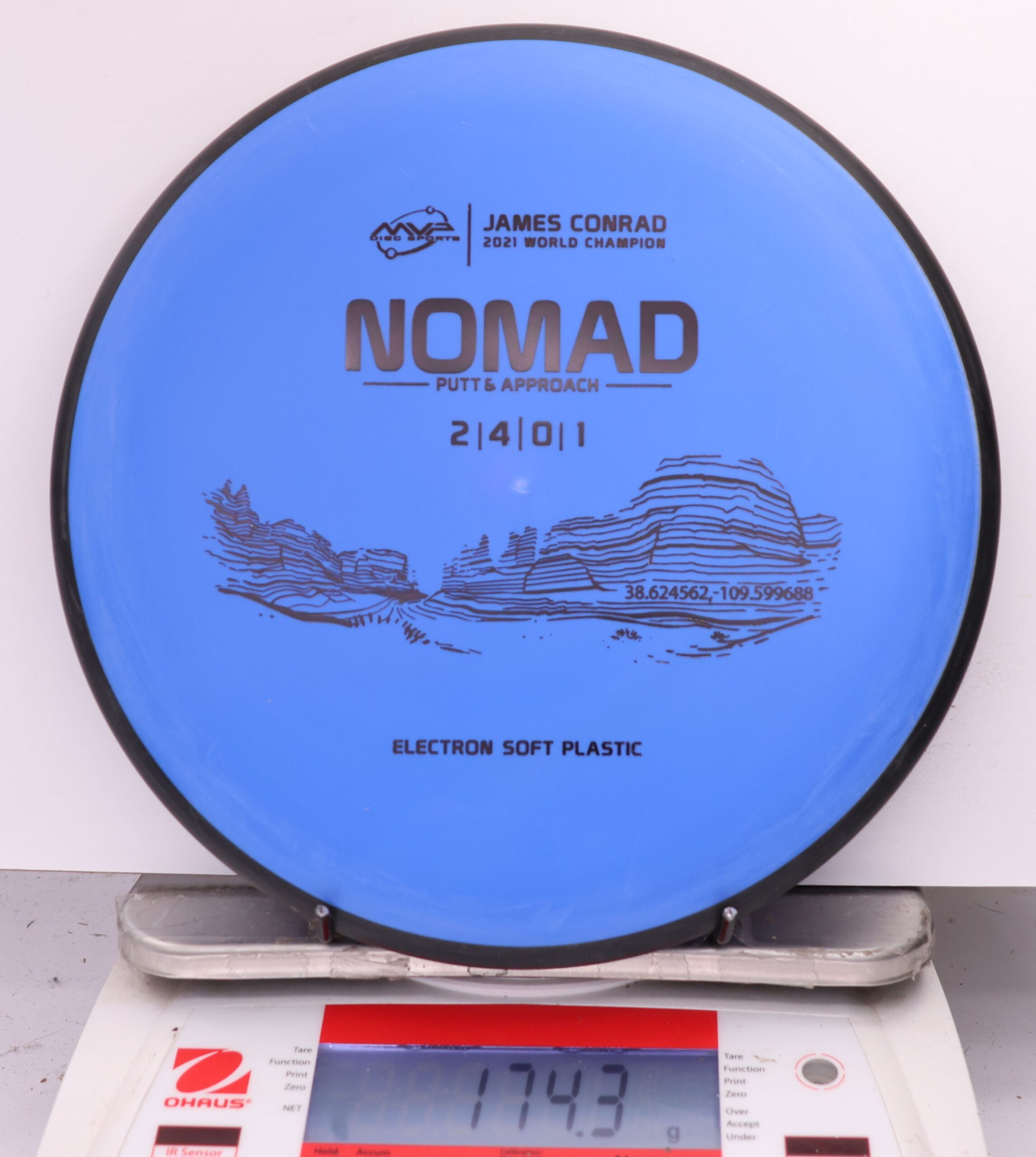 595559 Electron Soft Nomad, James Conrad - #303 Blue, 174