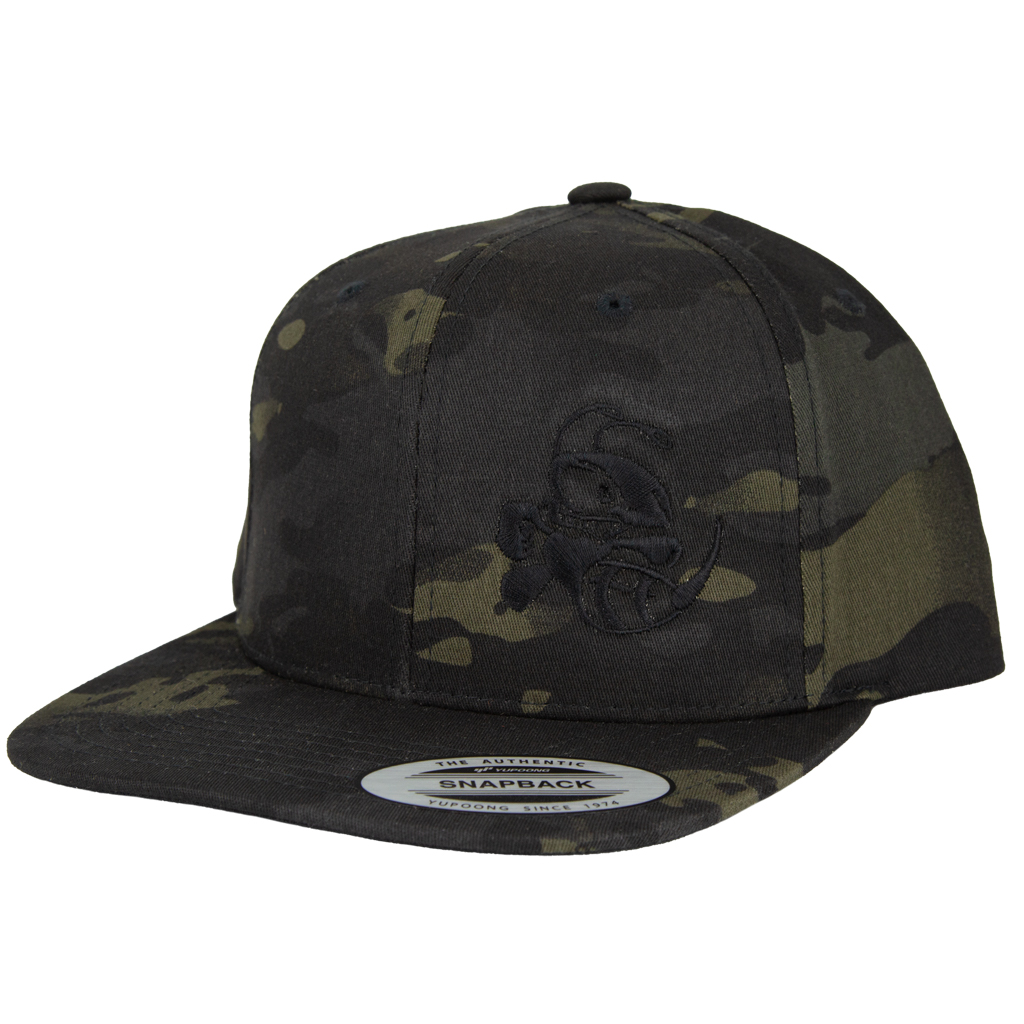 595593 Discraft Buzzz Flat Bill Snapback Hat - Camo-Black, Snapback