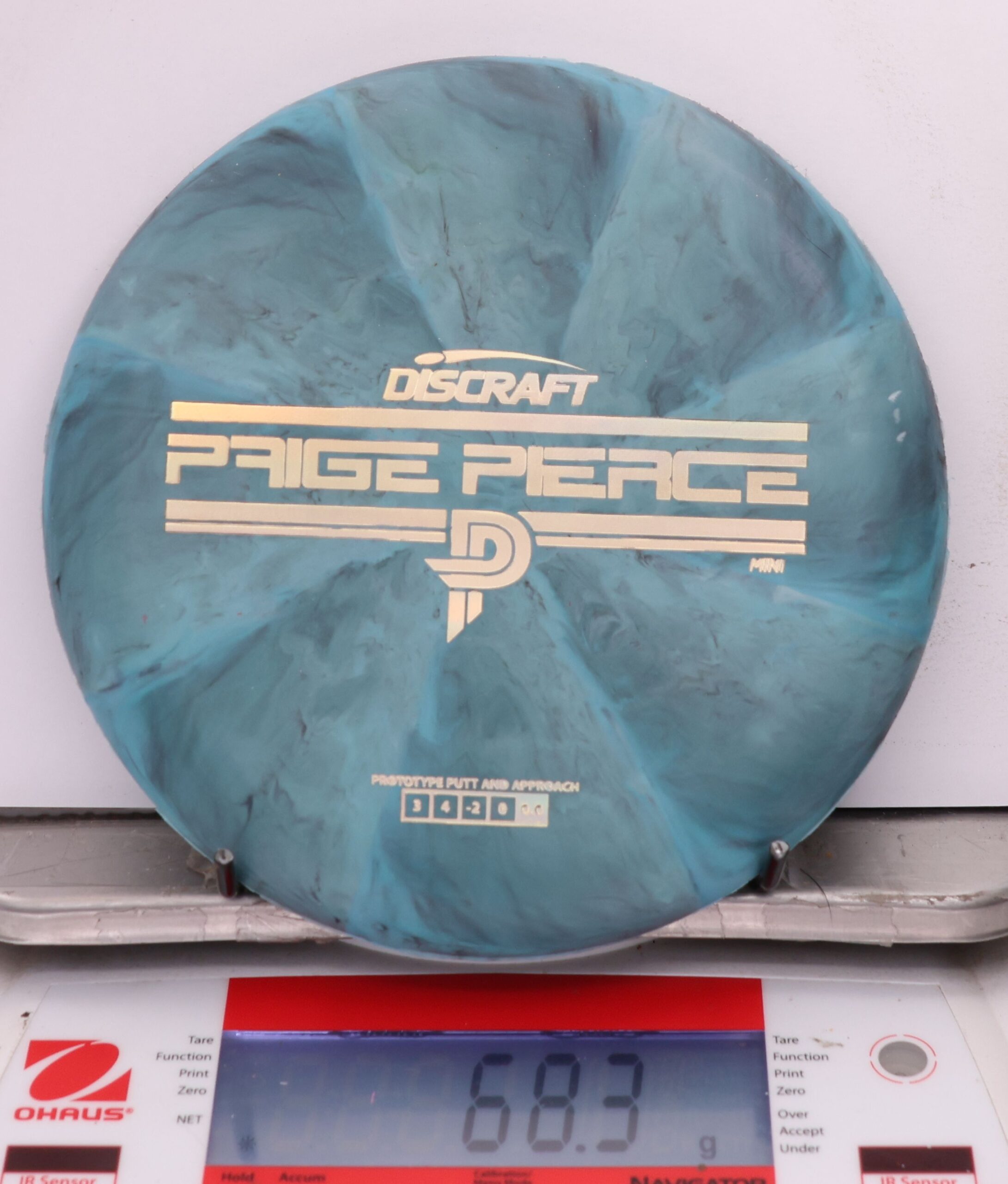 596231 Fierce Mini, Bar Stamp Paige Pierce - #214 AquaGray, 68