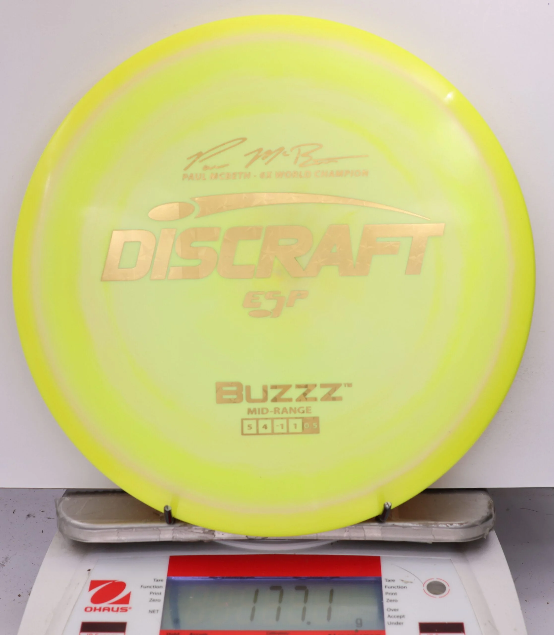596457 ESP Buzzz, Paul McBeth 6X - #858 Yellow, 177