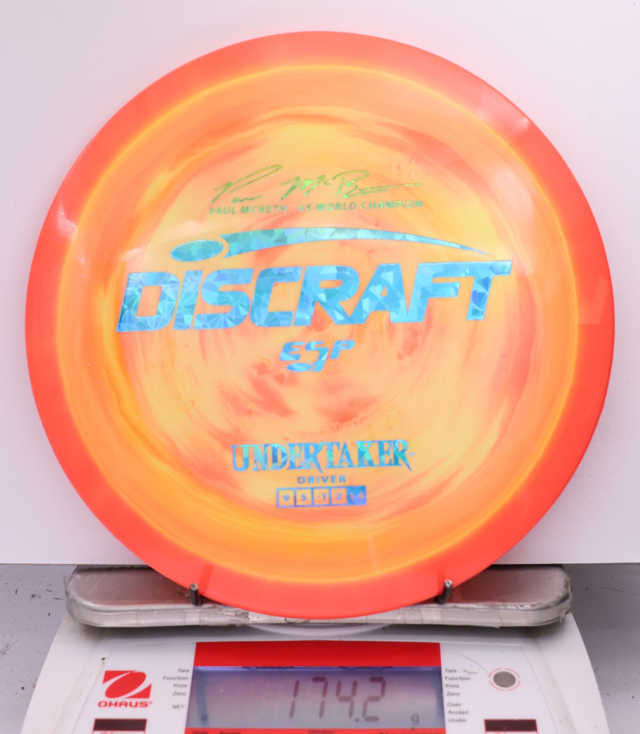 596471 ESP Undertaker, Paul McBeth 6X - #861 OrangeYellow, 174