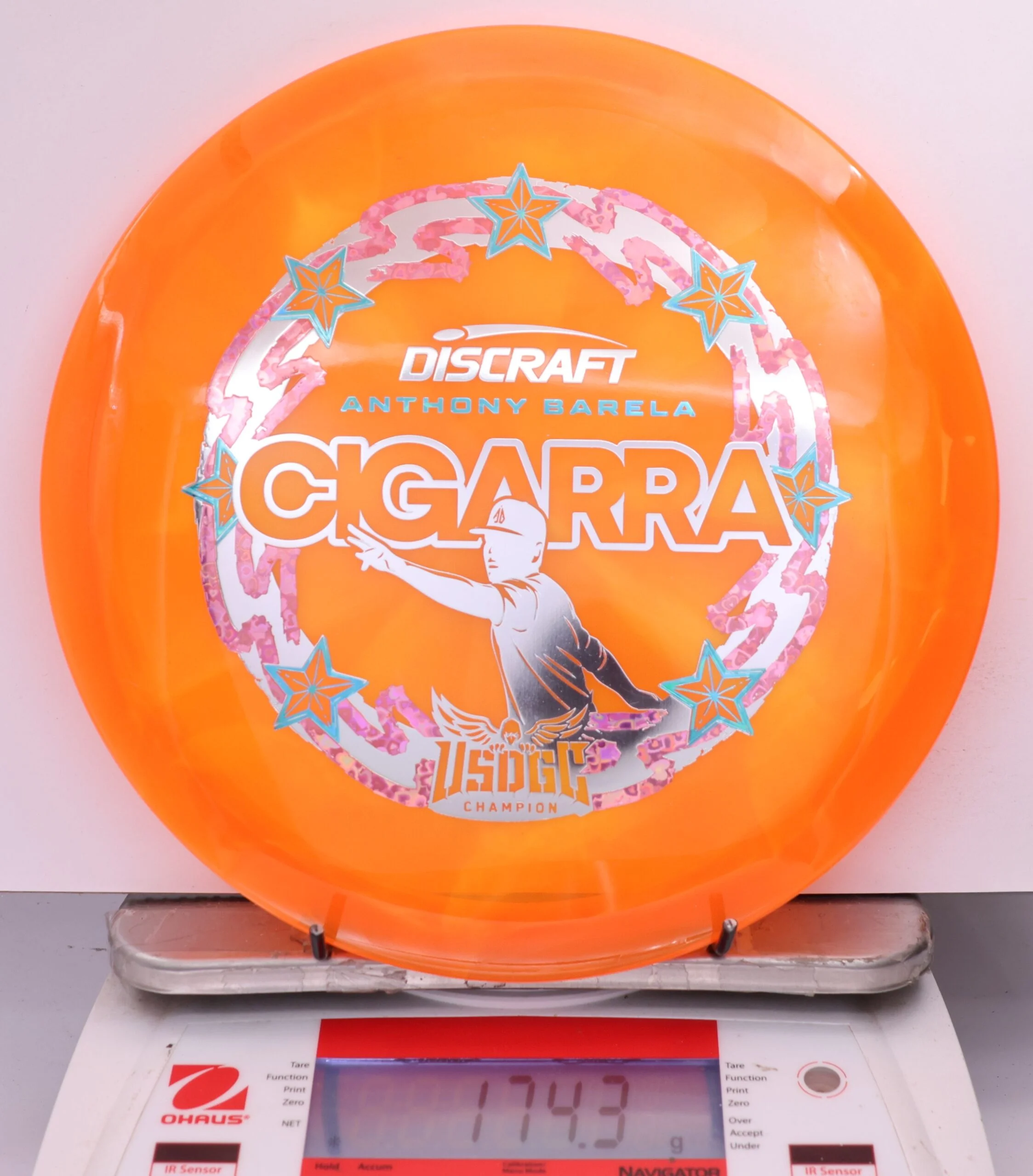597896 Z Swirl Cigarra, Anthony Barela 2025 USDGC Champion - #875 Orange, 174