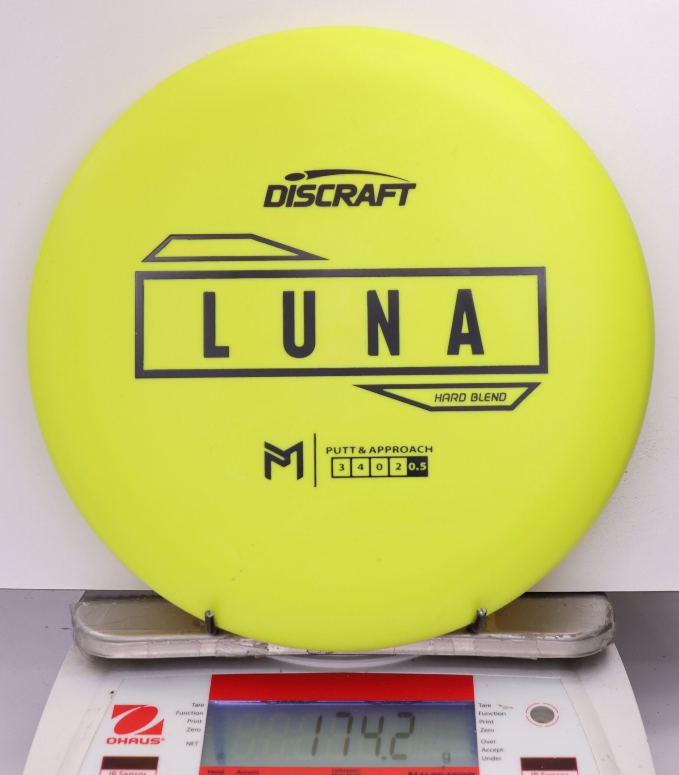 598321 Putter Line Hard Luna, Paul McBeth - #859 Yellow, 174